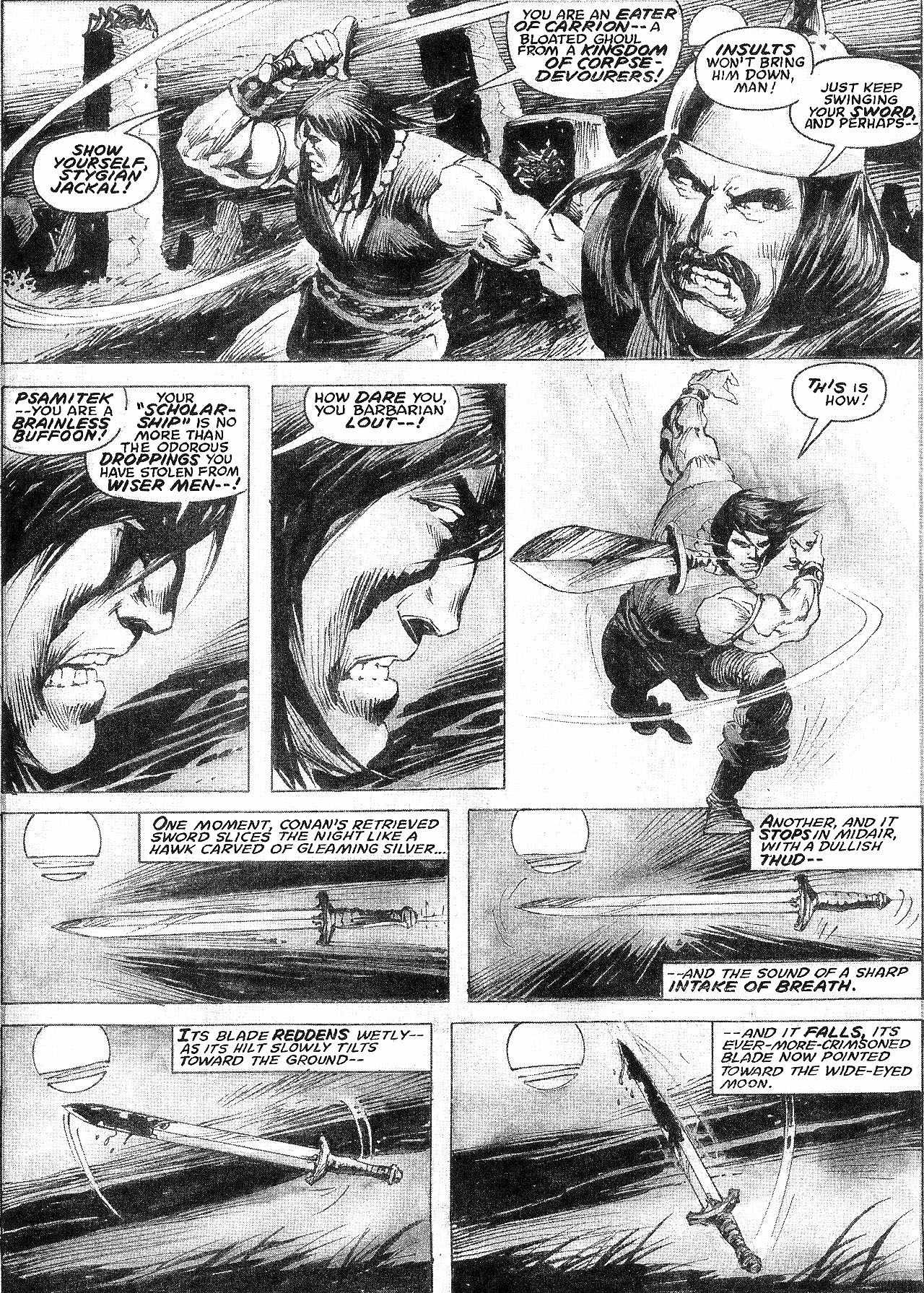 Read online The Savage Sword Of Conan comic -  Issue #210 - 10