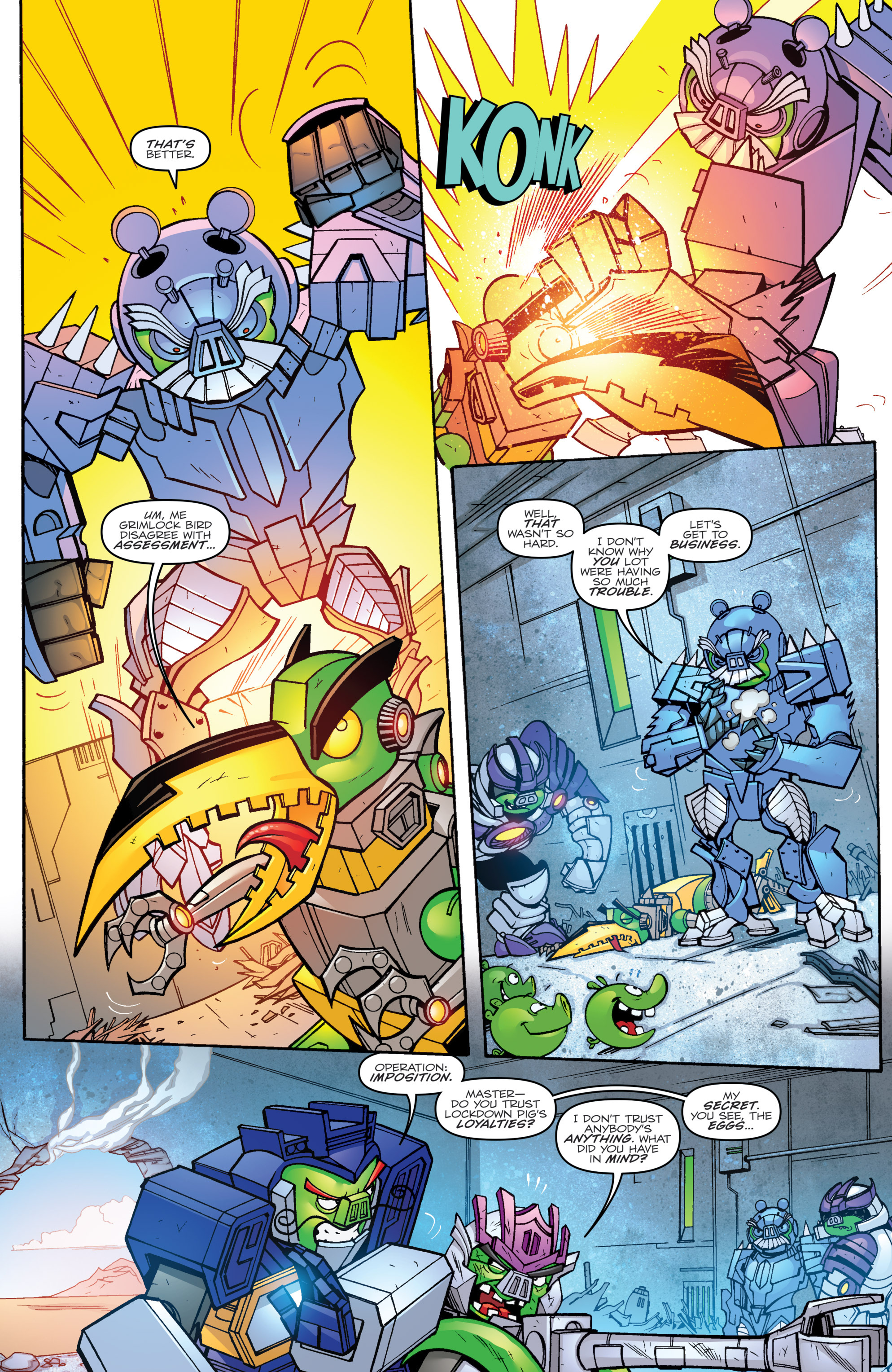 Read online Angry Birds Transformers comic -  Issue #2 - 16