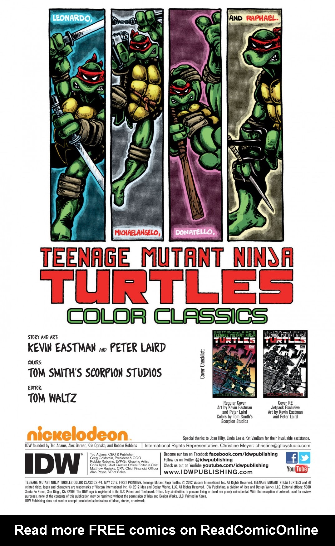 Read online Teenage Mutant Ninja Turtles Color Classics (2012) comic -  Issue #1 - 2