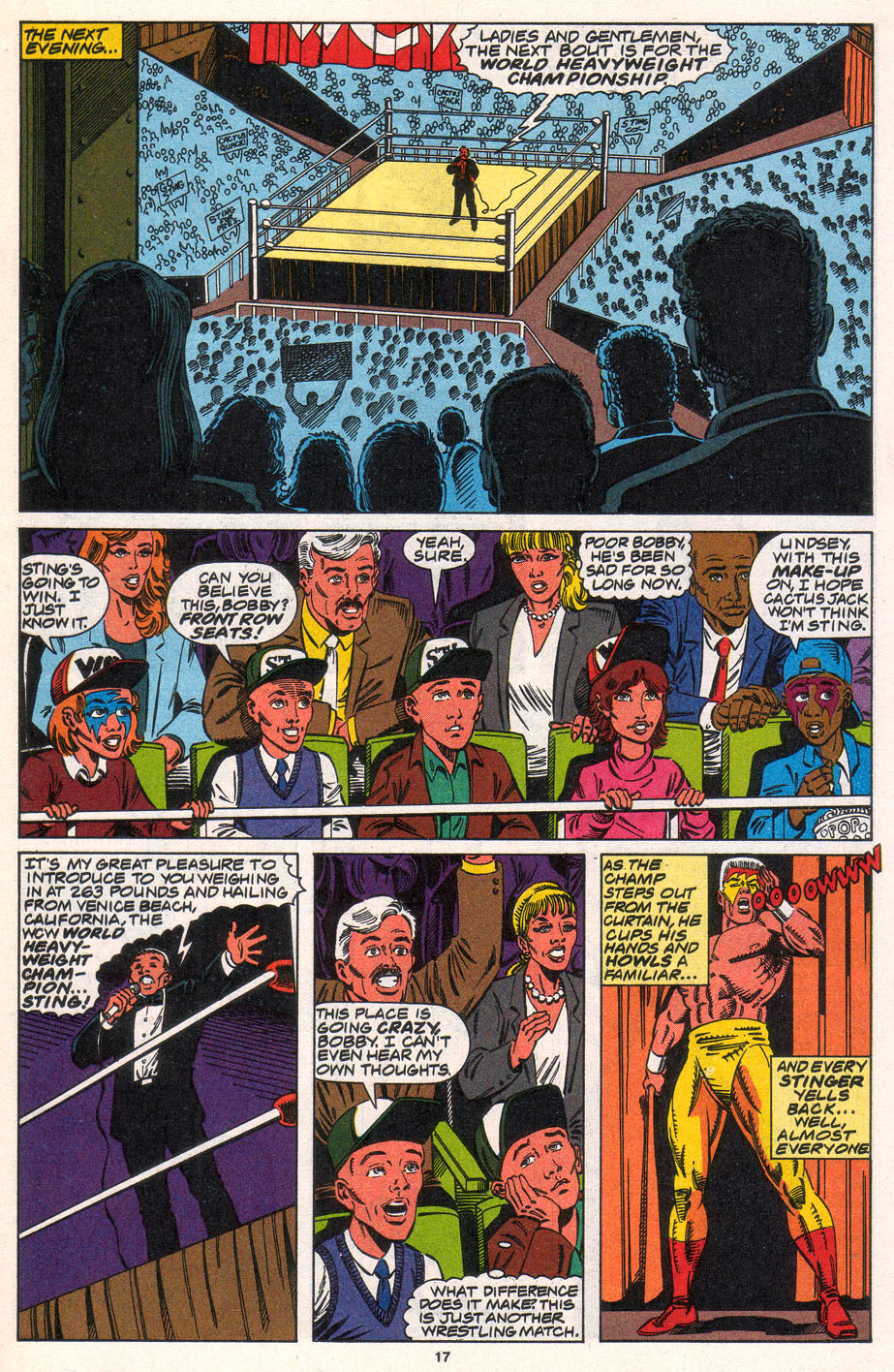 Read online WCW World Championship Wrestling comic -  Issue #8 - 17