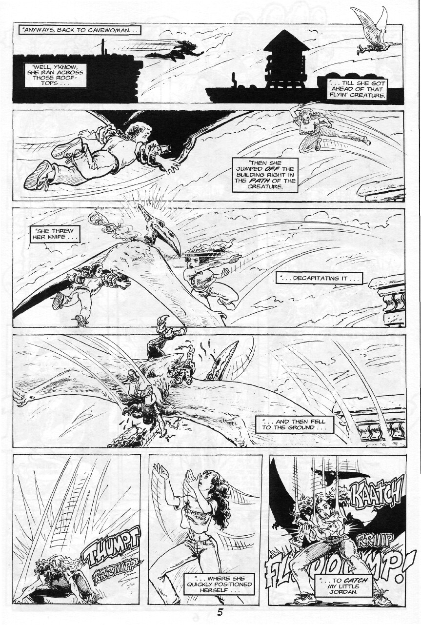 Read online Cavewoman: Rain comic -  Issue #6 - 7