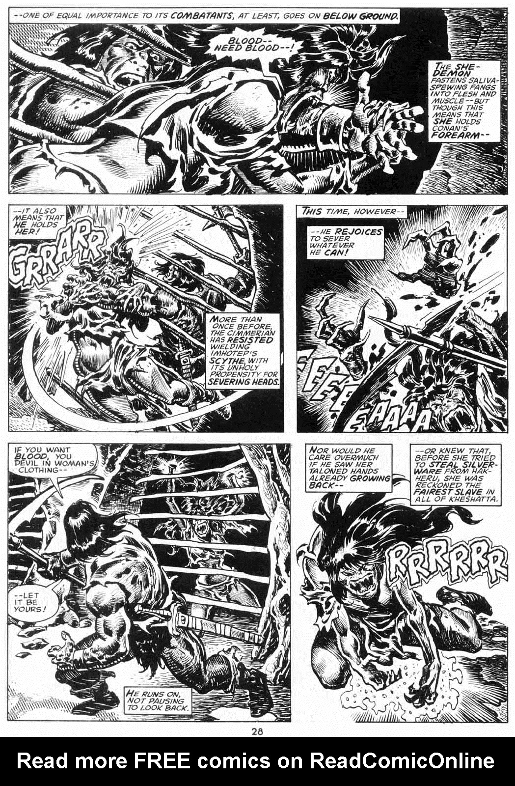 The Savage Sword Of Conan issue 206 - Page 29