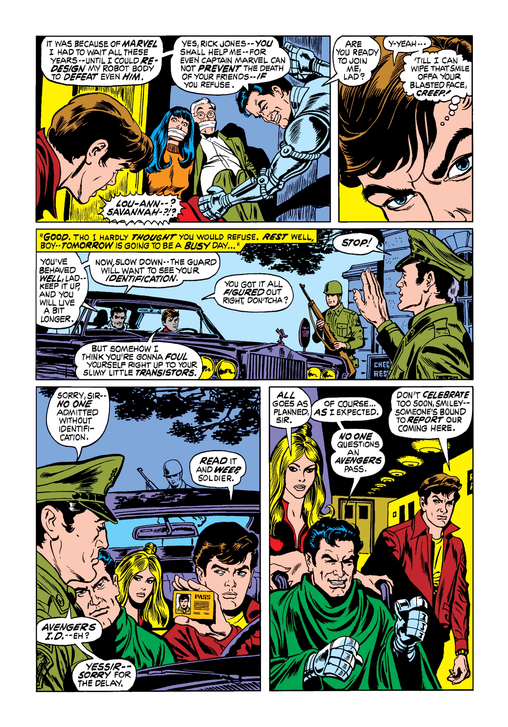 Read online Marvel Masterworks: Captain Marvel comic -  Issue # TPB 3 (Part 1) - 61