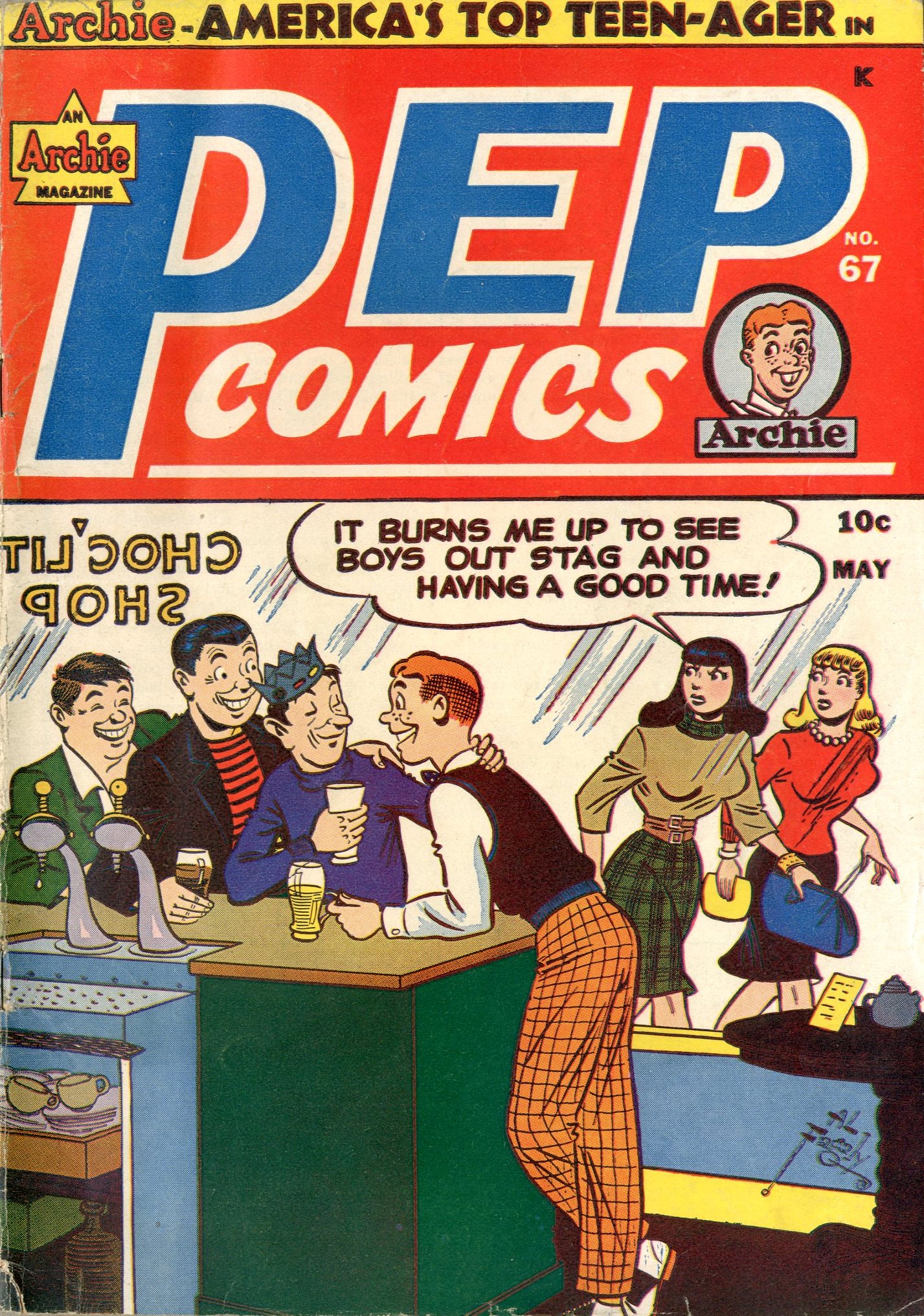 Read online Pep Comics comic -  Issue #67 - 1