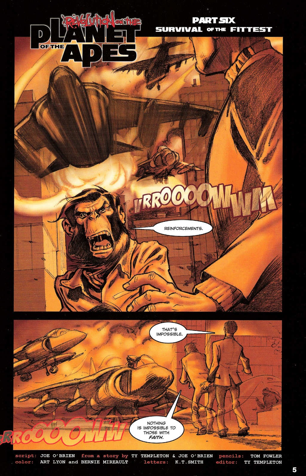 Read online Revolution on the Planet of the Apes comic -  Issue #6 - 5