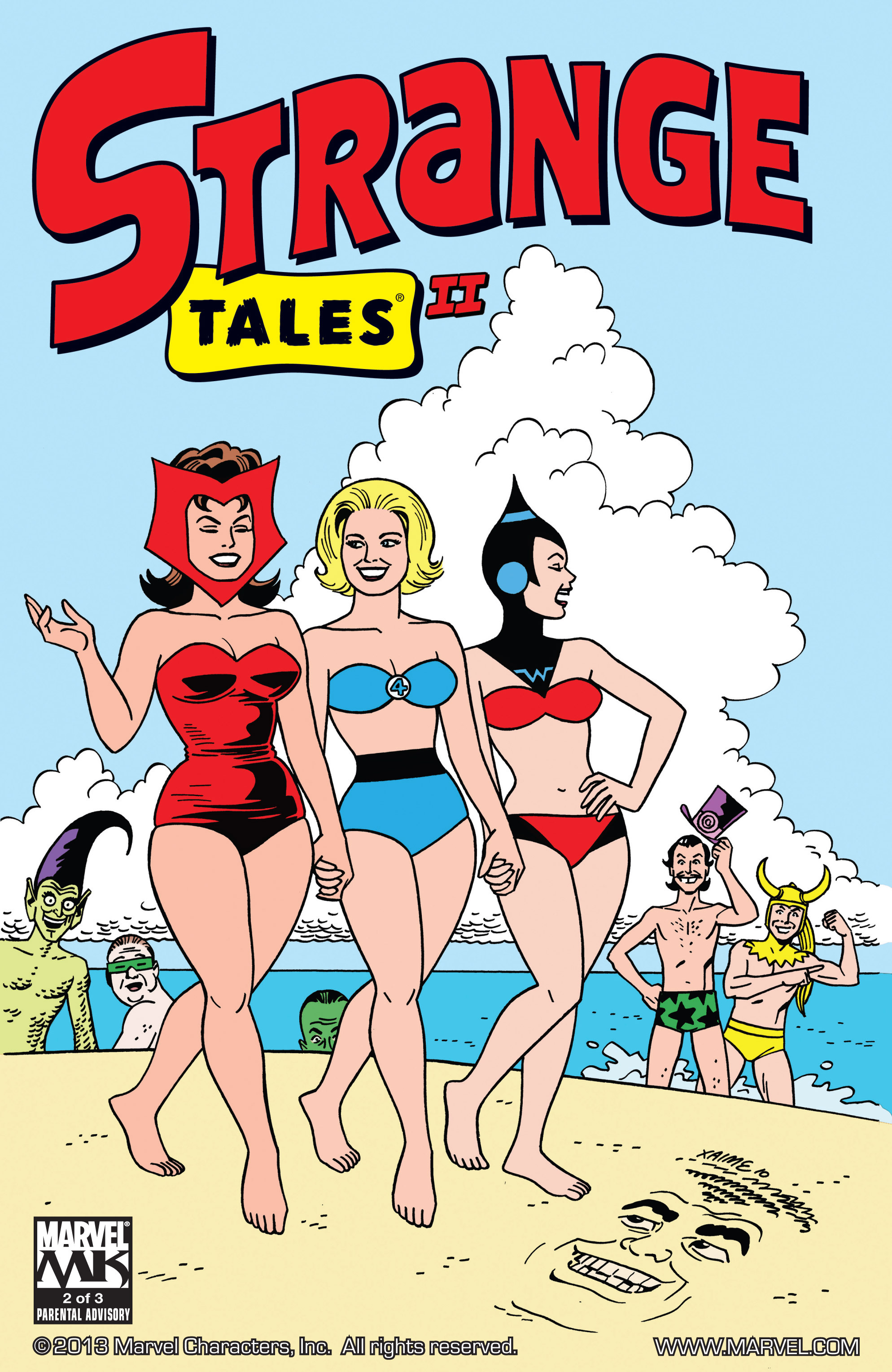 Read online Strange Tales II comic -  Issue #2 - 1