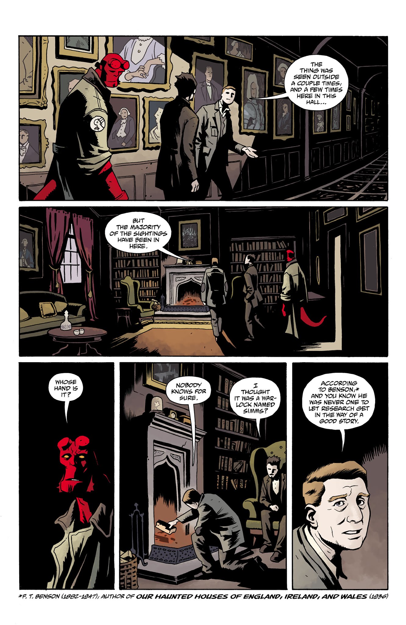 Read online Hellboy and the B.P.R.D.: 1953 - The Phantom Hand & the Kelpie comic -  Issue # Full - 4