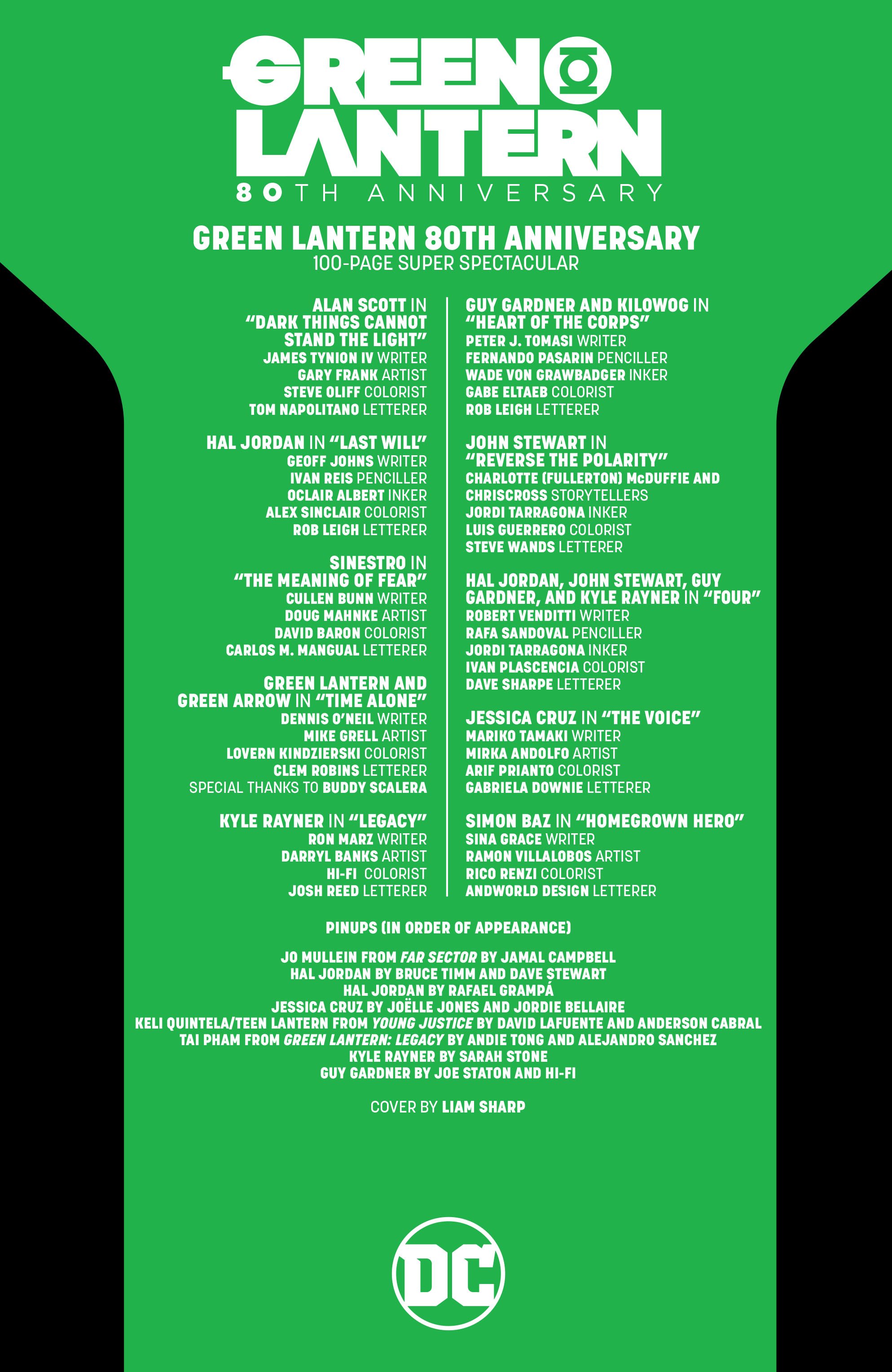 Read online Green Lantern 80th Anniversary 100-Page Super Spectacular comic -  Issue # TPB - 2