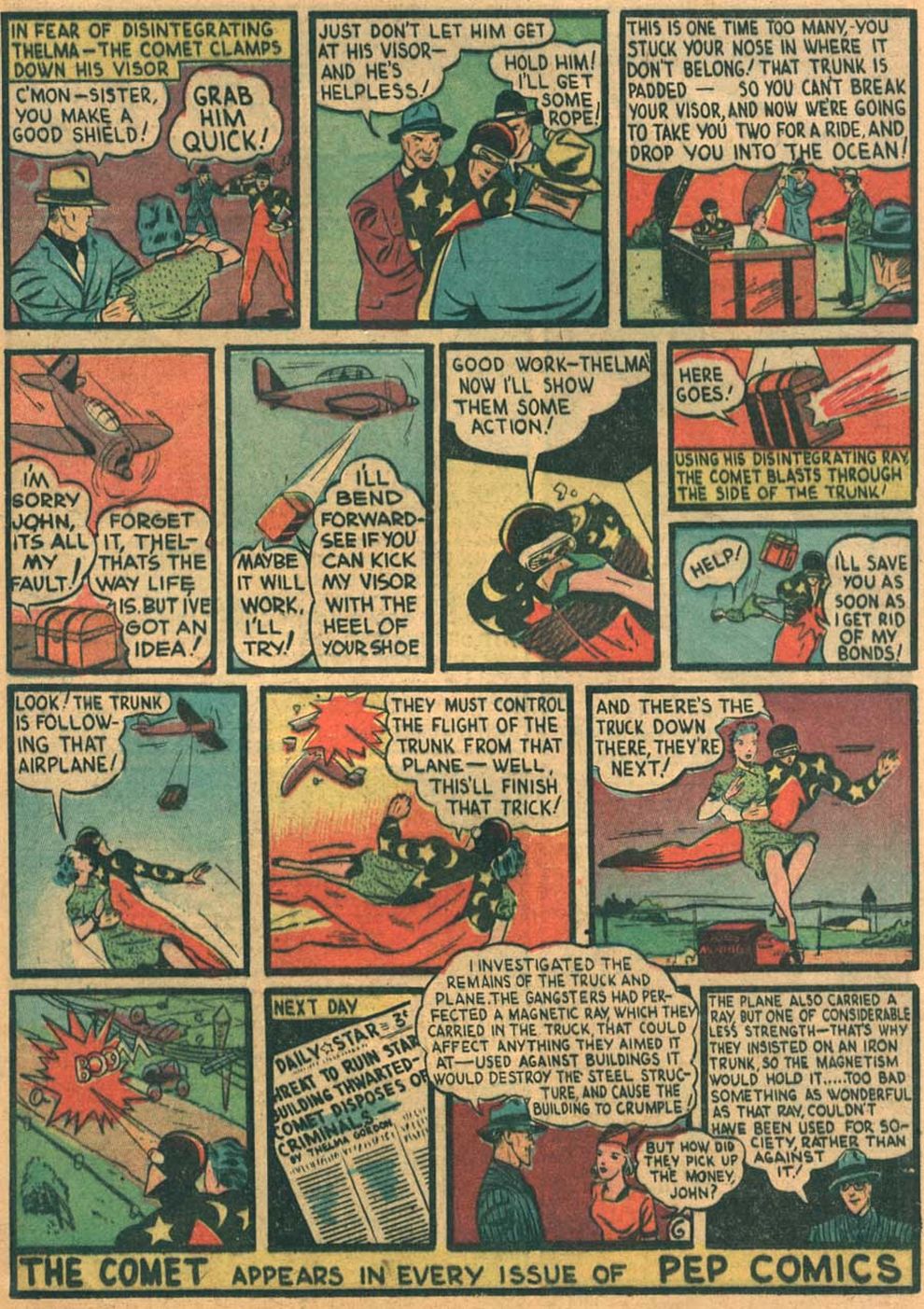 Read online Pep Comics comic -  Issue #9 - 22
