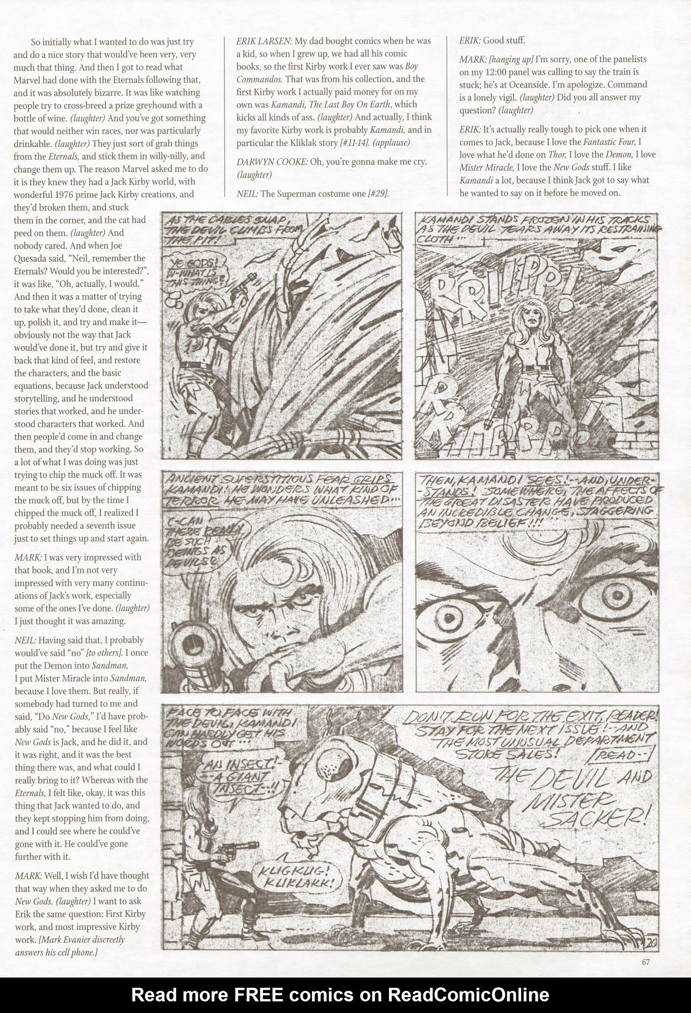 Read online The Jack Kirby Collector comic -  Issue #51 - 66