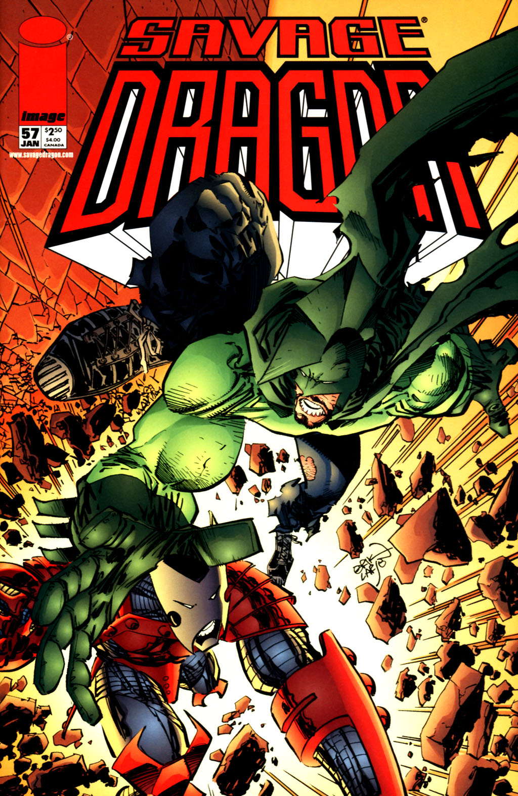 Read online The Savage Dragon (1993) comic -  Issue #57 - 1