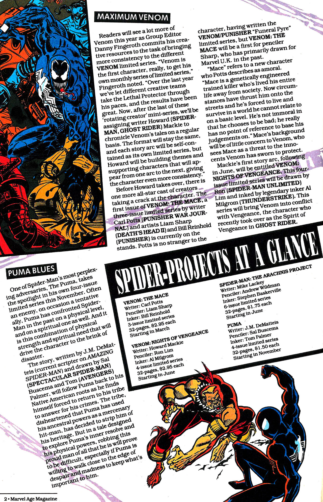 Read online Marvel Age comic -  Issue #137 - 4