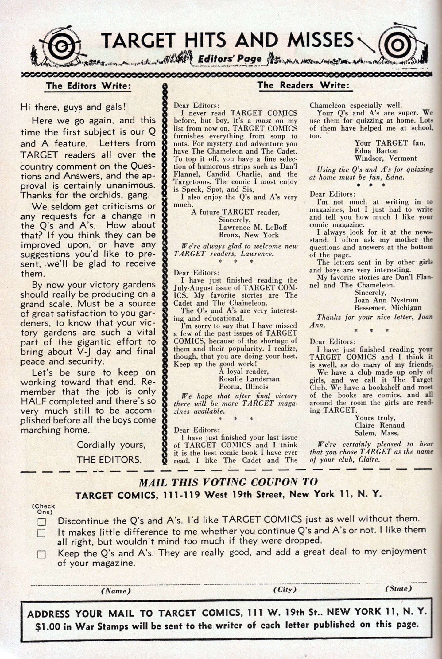 Read online Target Comics comic -  Issue #63 - 2