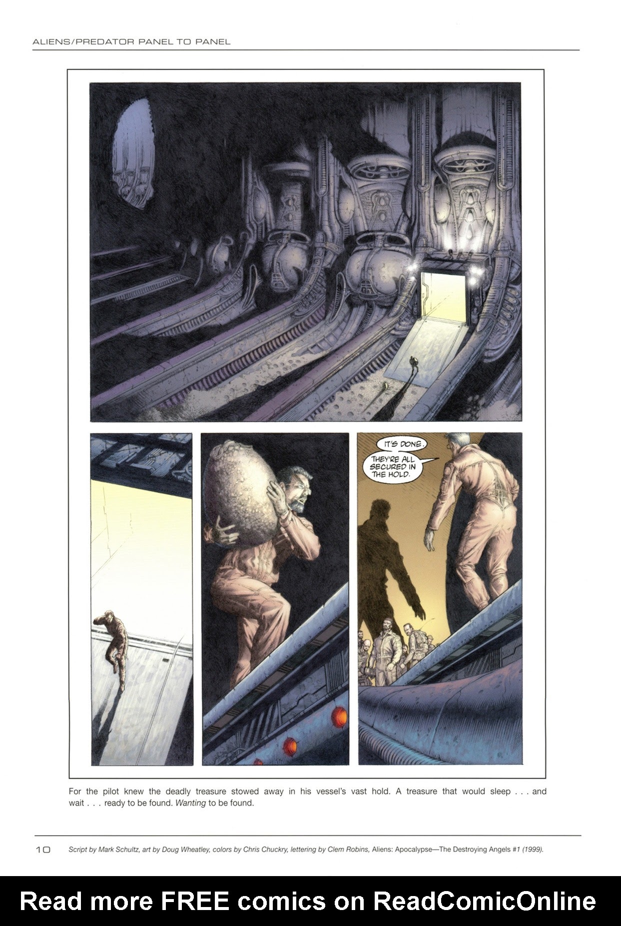 Read online Aliens/Predator: Panel to Panel comic -  Issue # TPB (Part 1) - 10