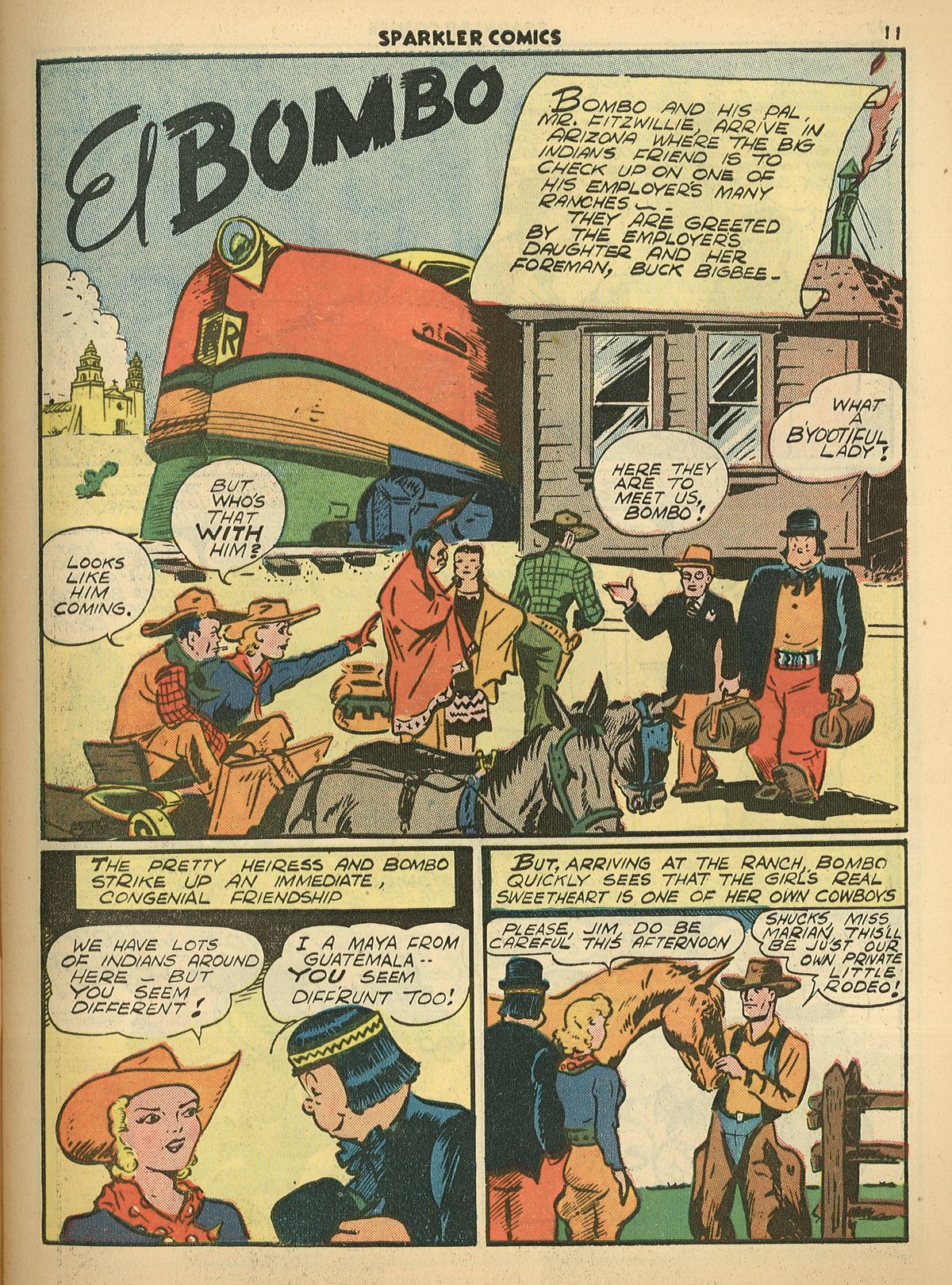 Read online Sparkler Comics comic -  Issue #9 - 13