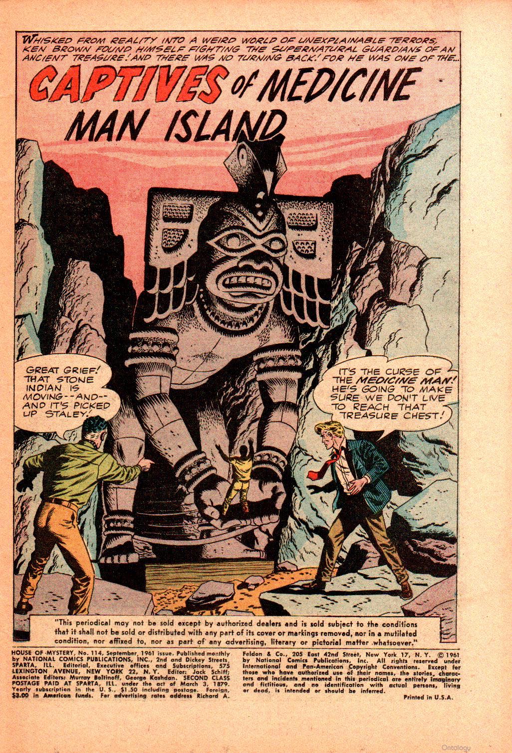 Read online House of Mystery (1951) comic -  Issue #114 - 3