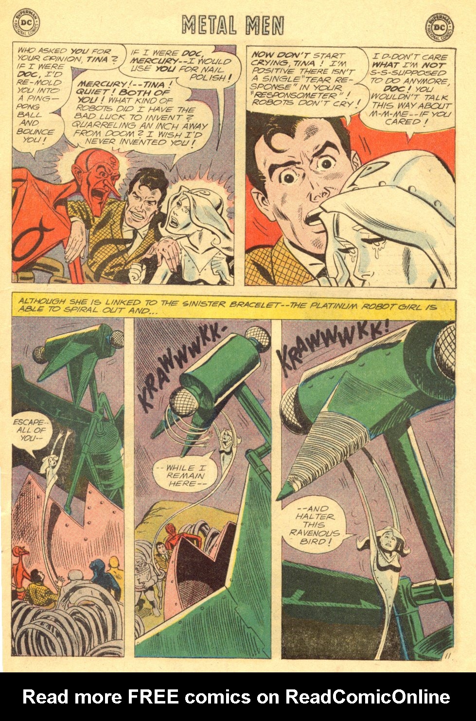Read online Metal Men (1963) comic -  Issue #5 - 15