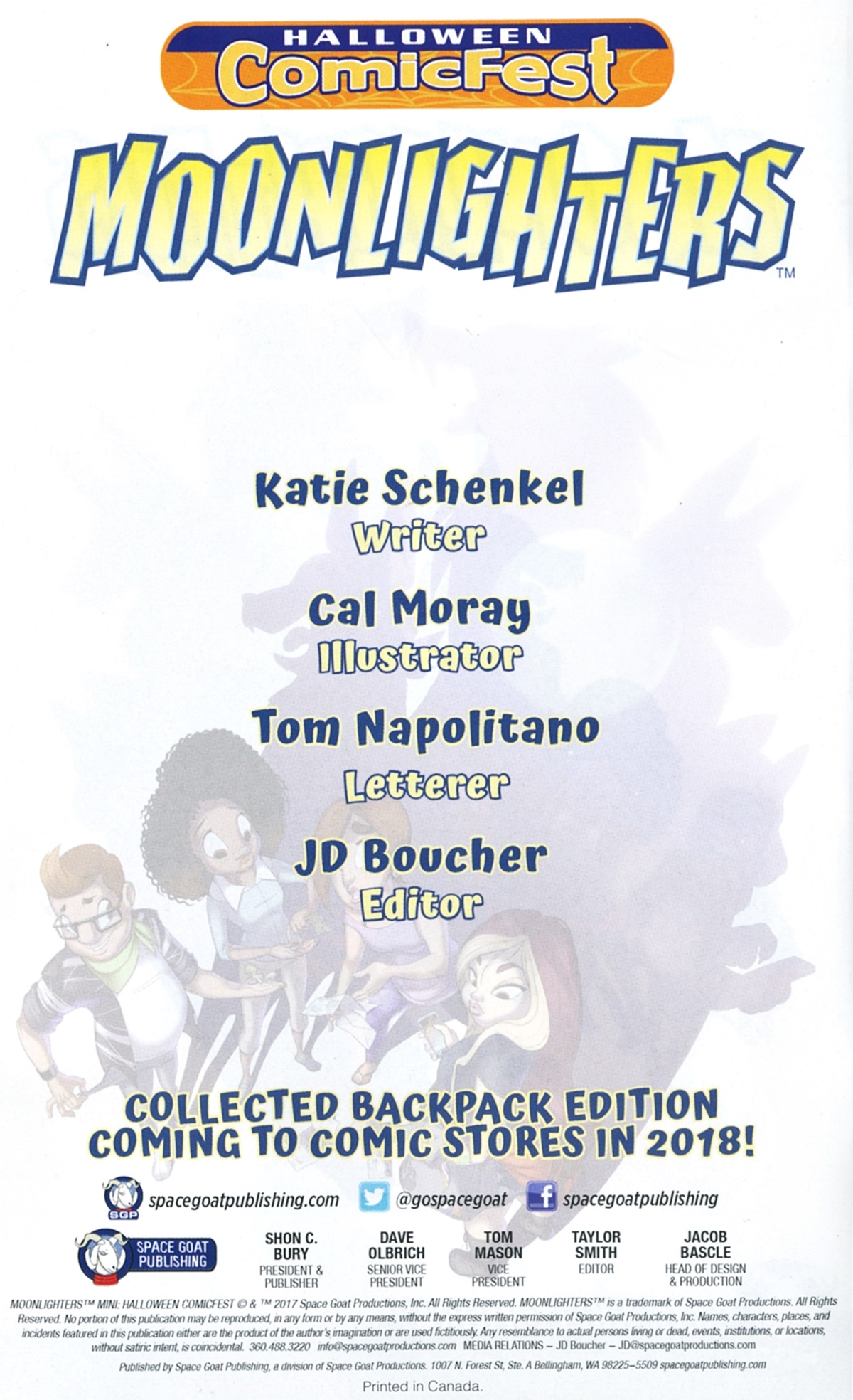 Read online Moonlighters Mini: Halloween ComicFest comic -  Issue # Full - 2
