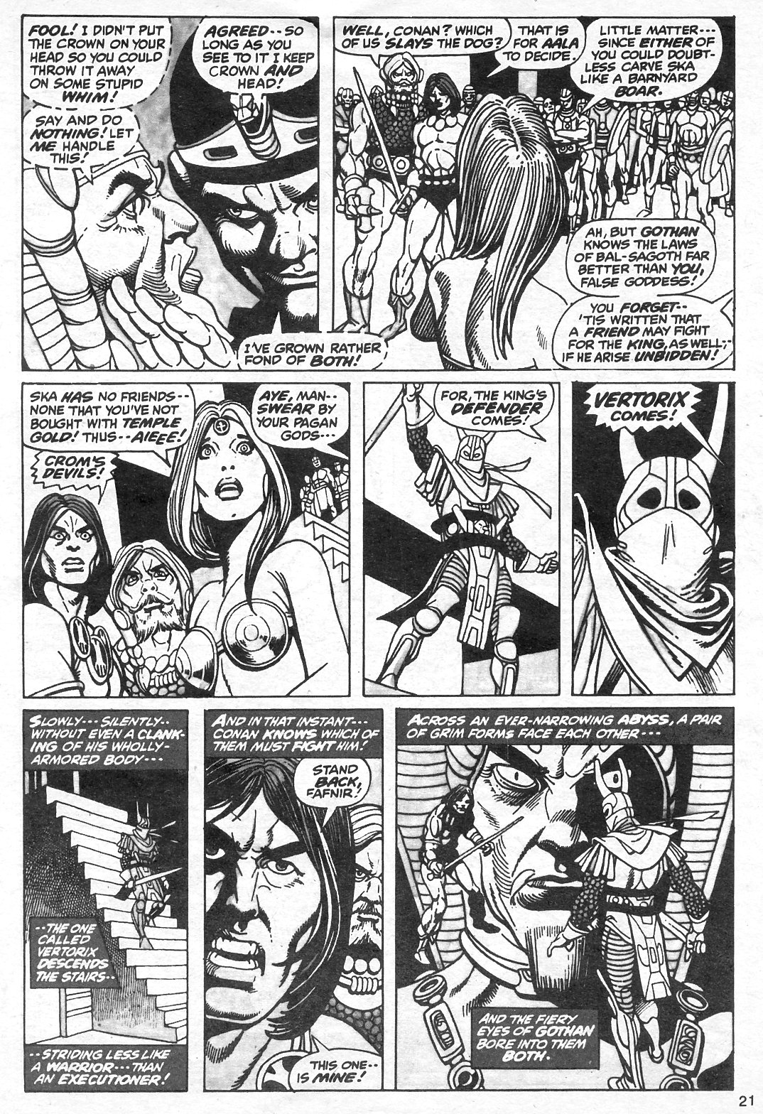 Read online The Savage Sword Of Conan comic -  Issue #13 - 21