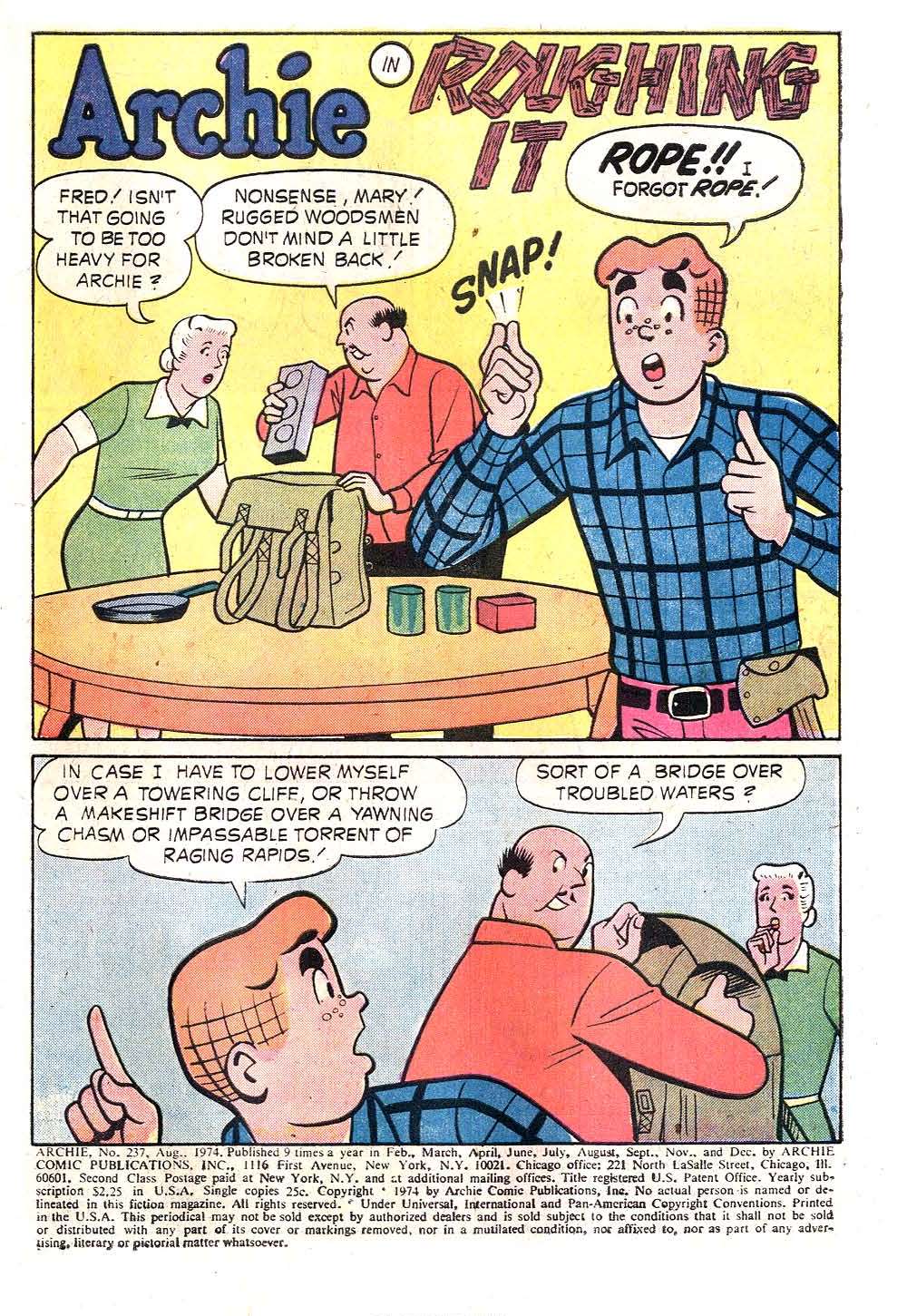 Read online Archie (1960) comic -  Issue #237 - 3