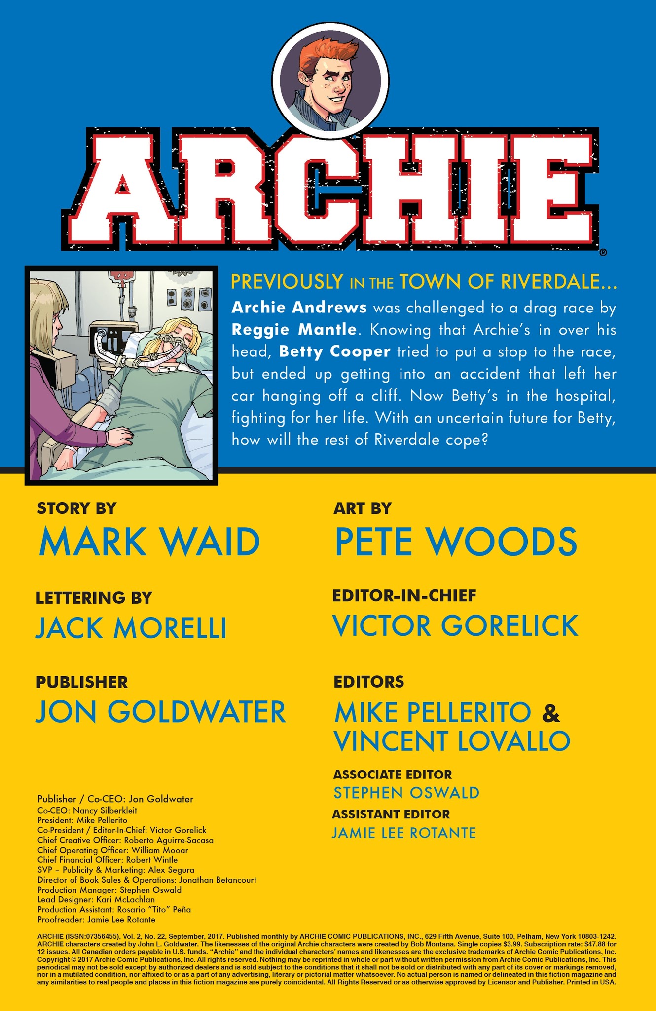 Read online Archie (2015) comic -  Issue #22 - 2