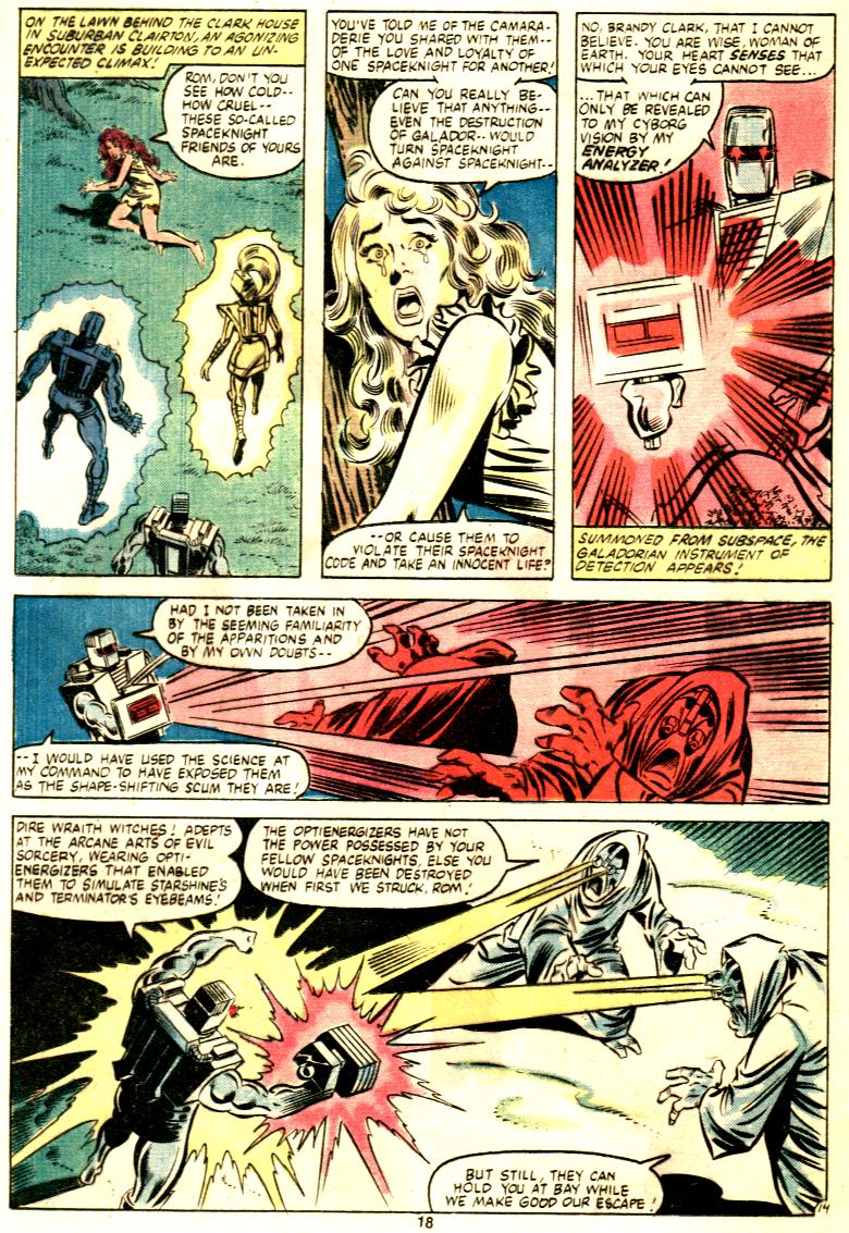 Read online ROM (1979) comic -  Issue #20 - 15