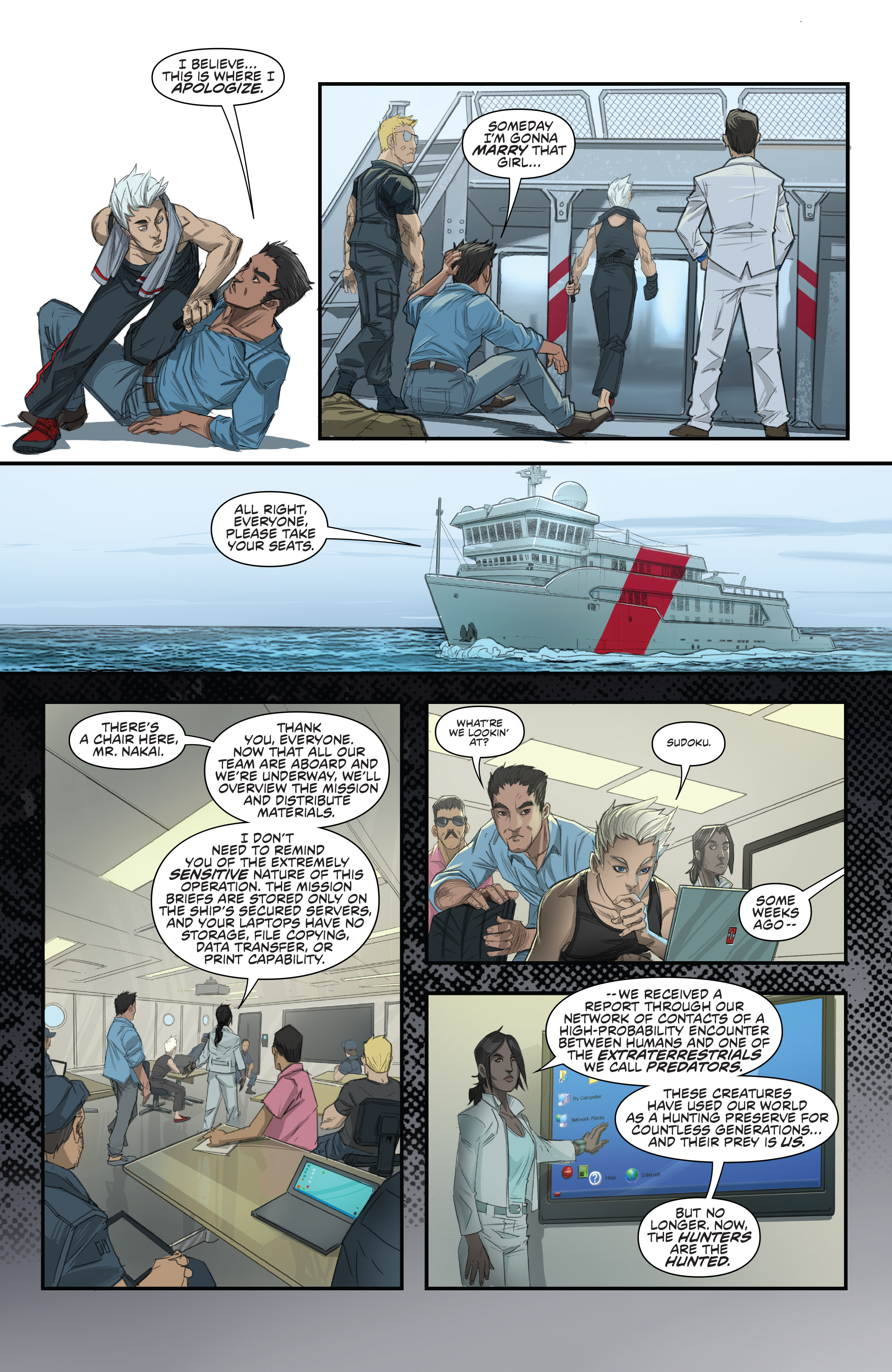 Read online Predator: Hunters comic -  Issue #2 - 9