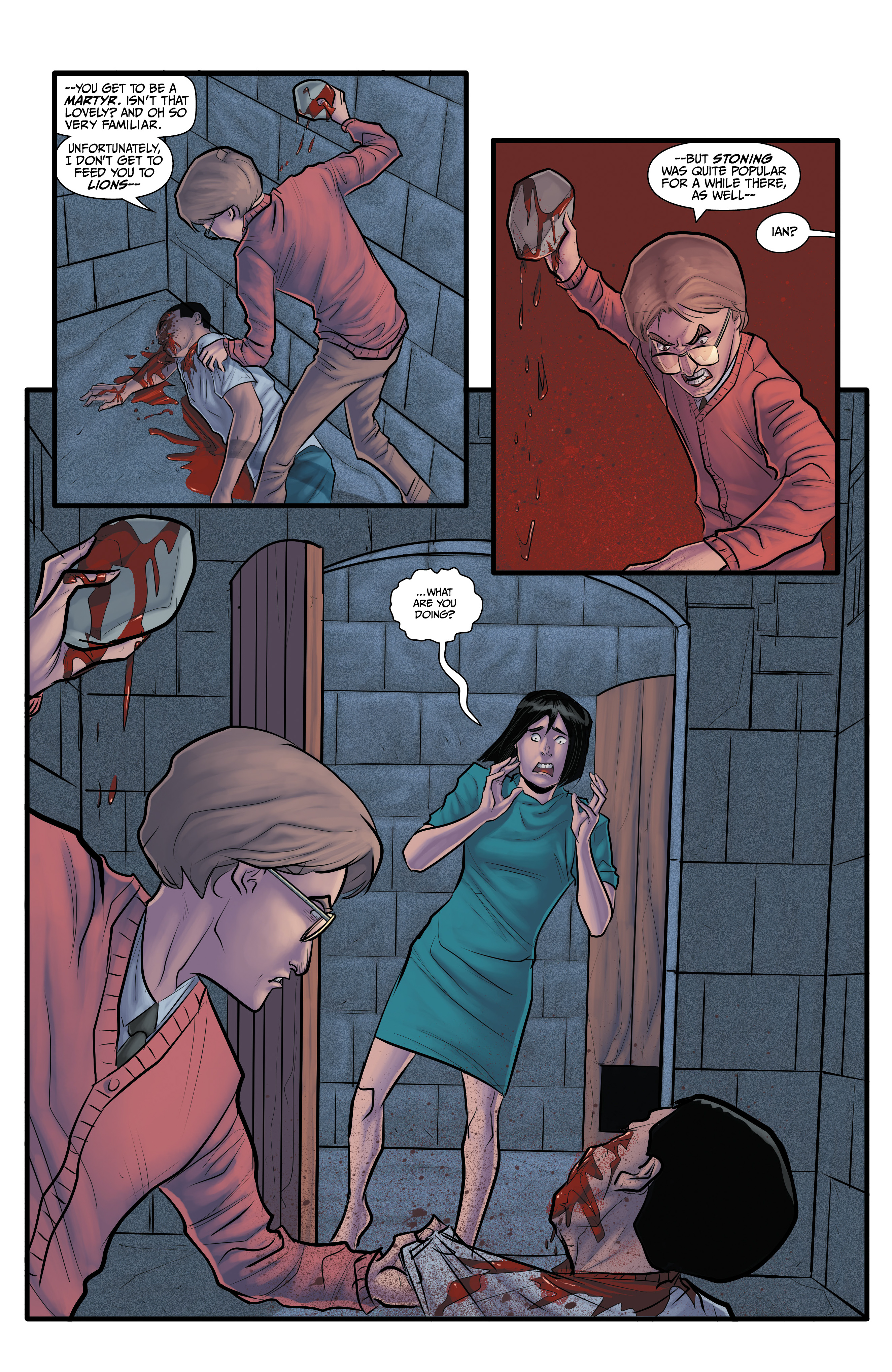 Read online Morning Glories comic -  Issue #50 - 30