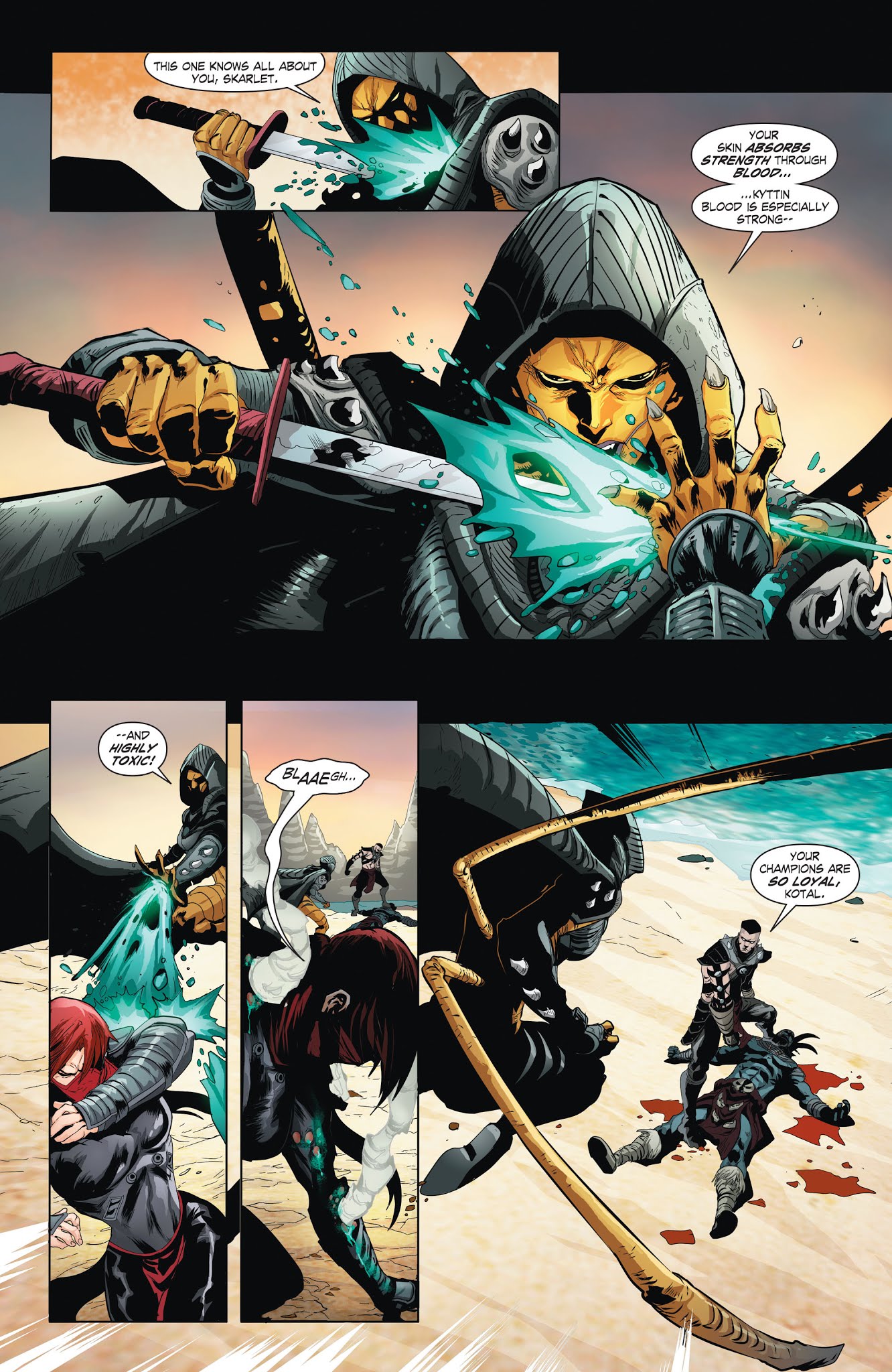 Read online Mortal Kombat X [I] comic -  Issue # _TPB 3 - 12