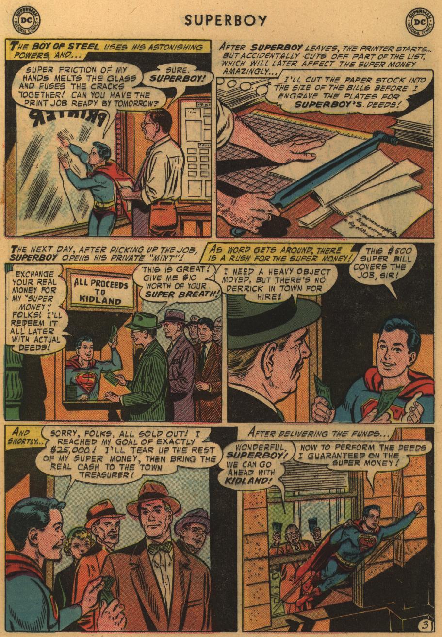 Read online Superboy (1949) comic -  Issue #51 - 19
