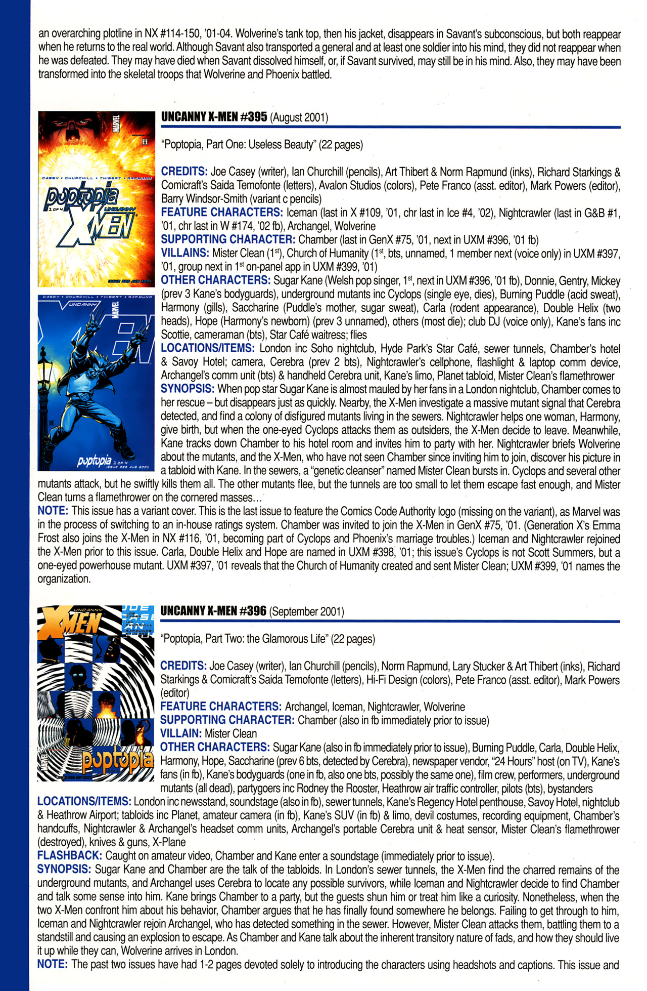Read online Official Index to the Marvel Universe comic -  Issue #10 - 58