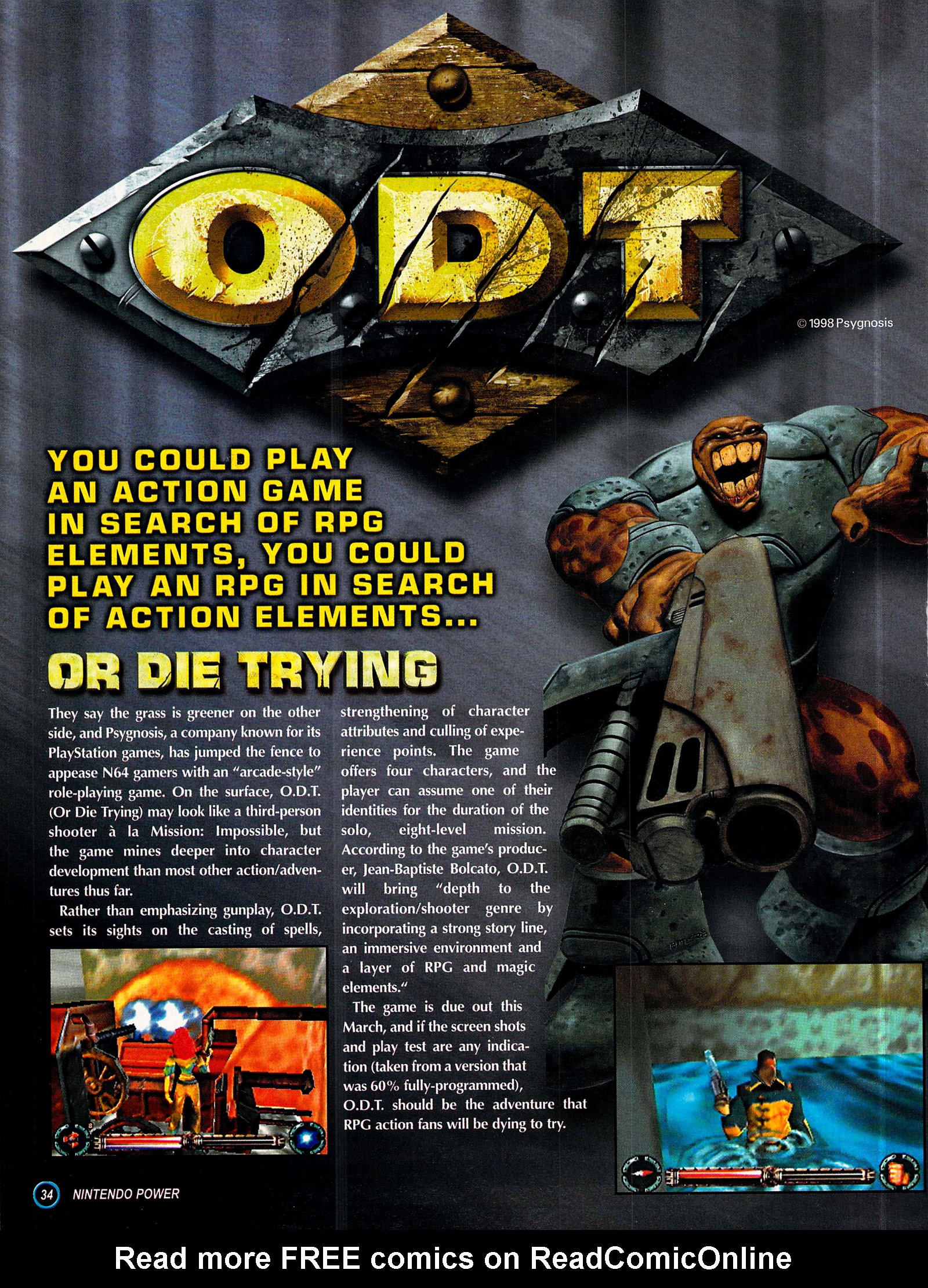 Read online Nintendo Power comic -  Issue #116 - 34