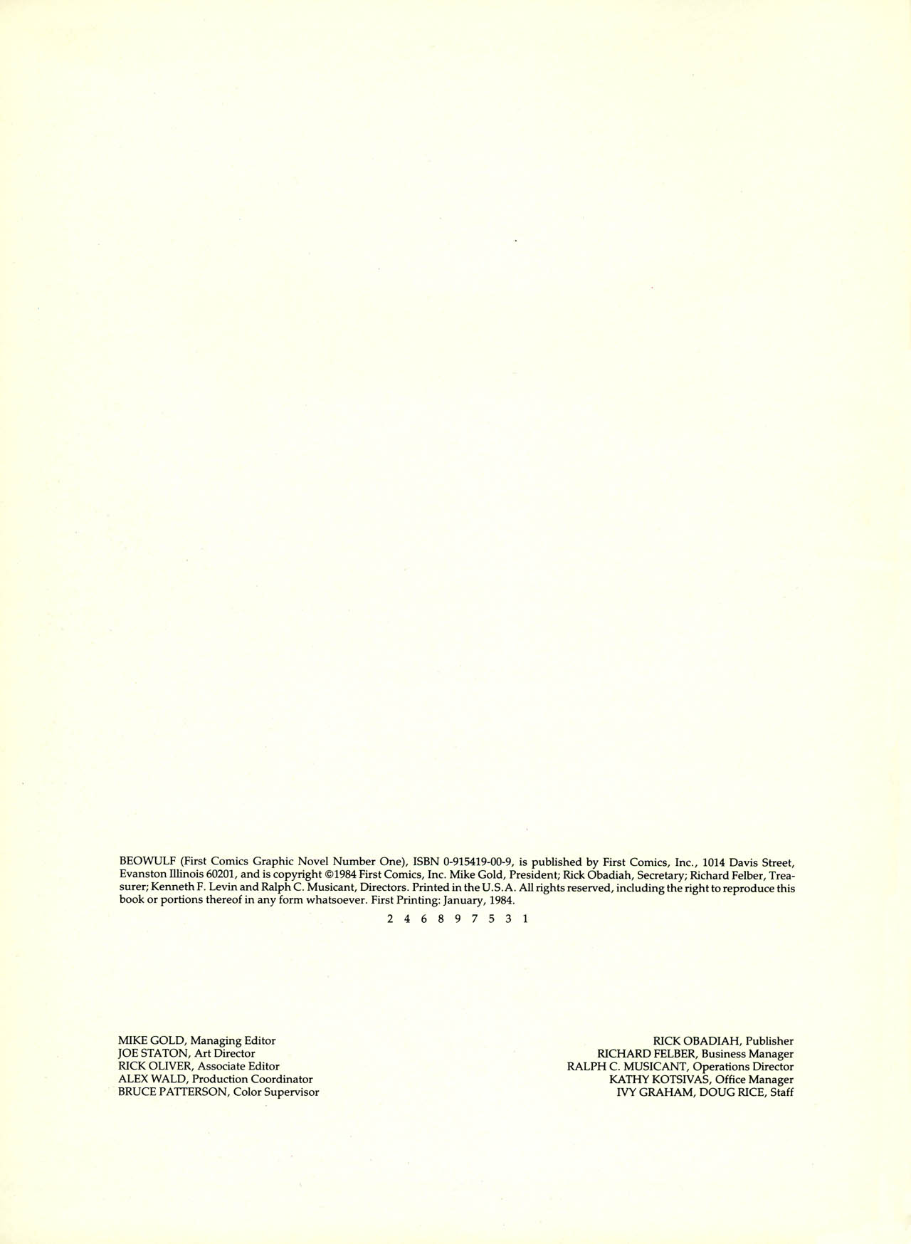 Read online Beowulf (1984) comic -  Issue # Full - 4