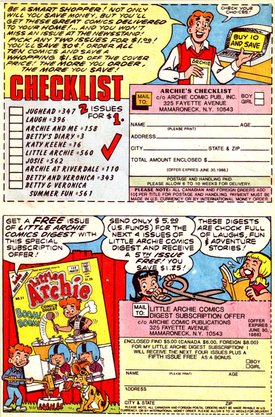 Read online Life With Archie (1958) comic -  Issue #255 - 19