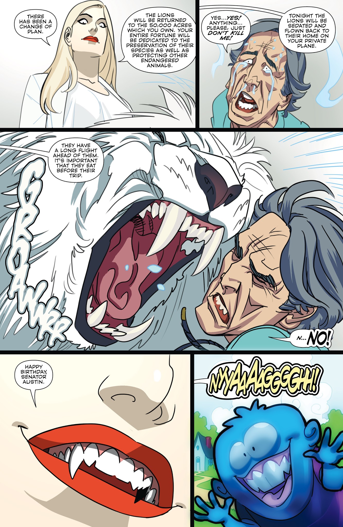 Read online Dark Fang comic -  Issue #3 - 10