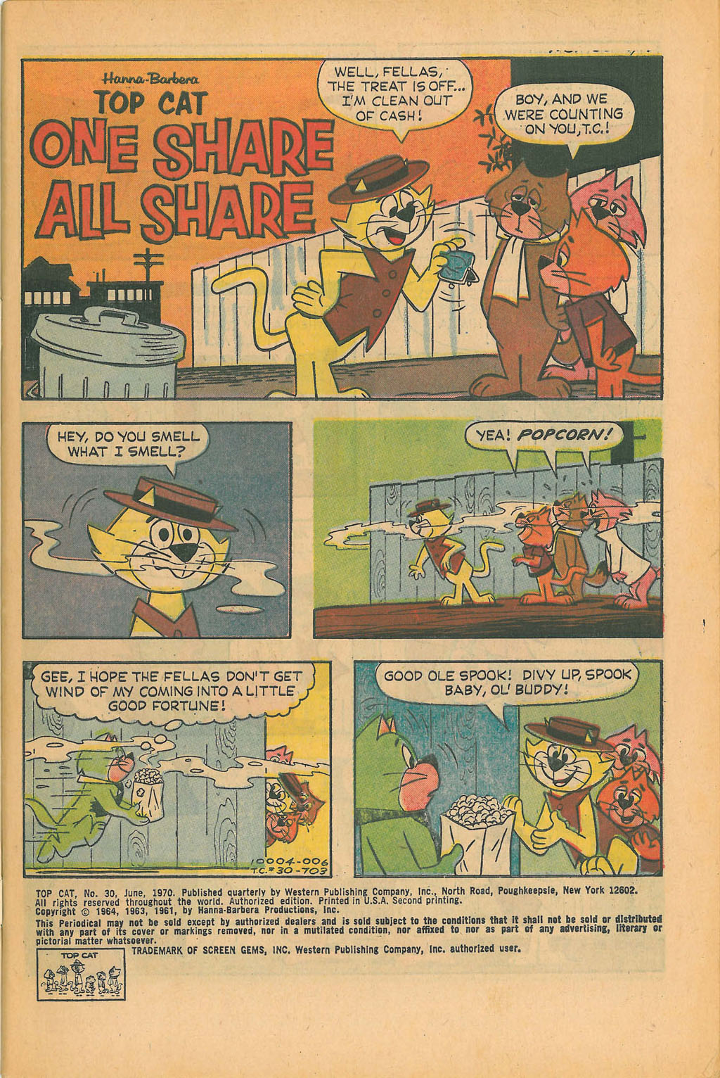 Read online Top Cat (1962) comic -  Issue #30 - 3