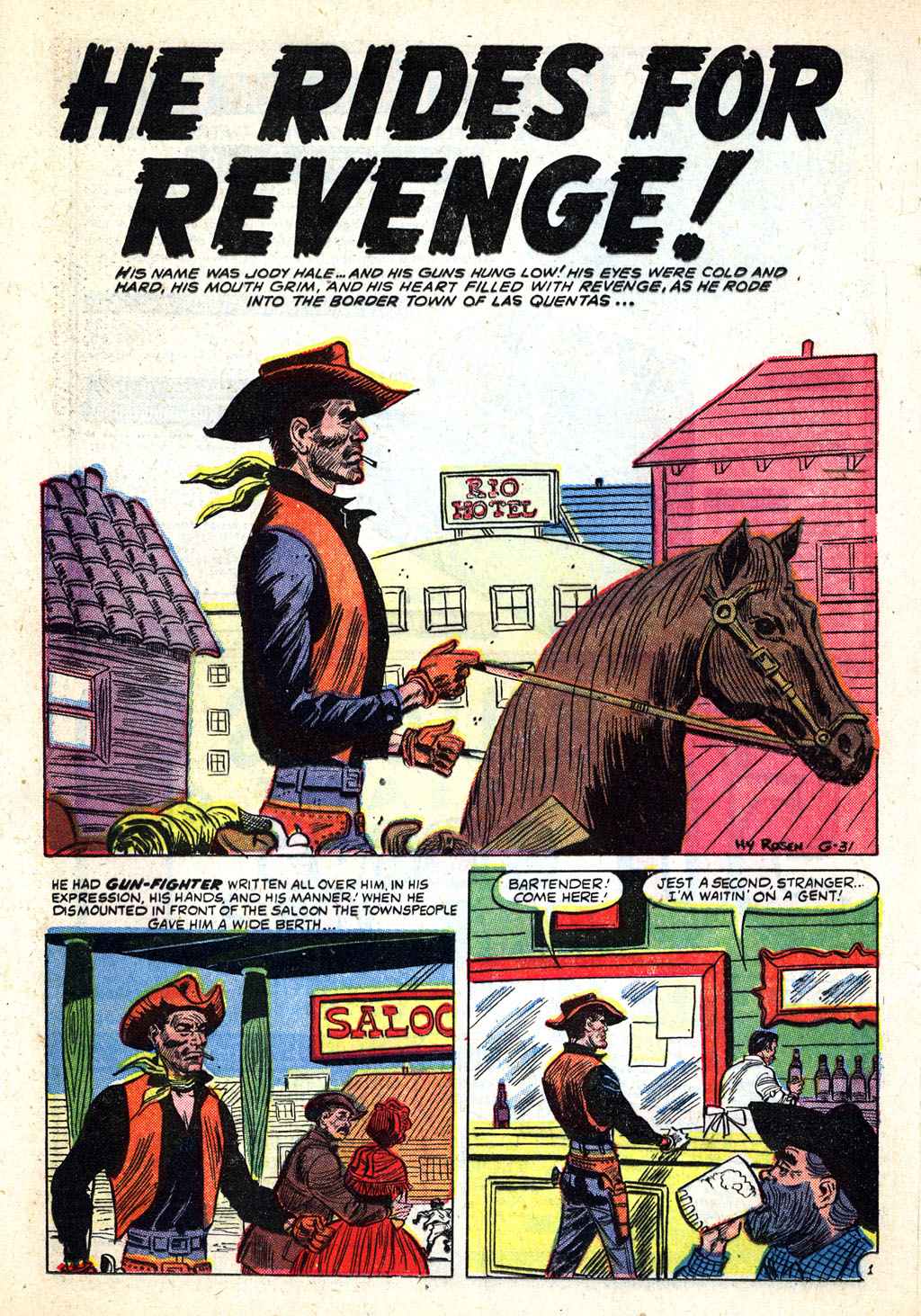 Read online Western Tales of Black Rider comic -  Issue #29 - 20