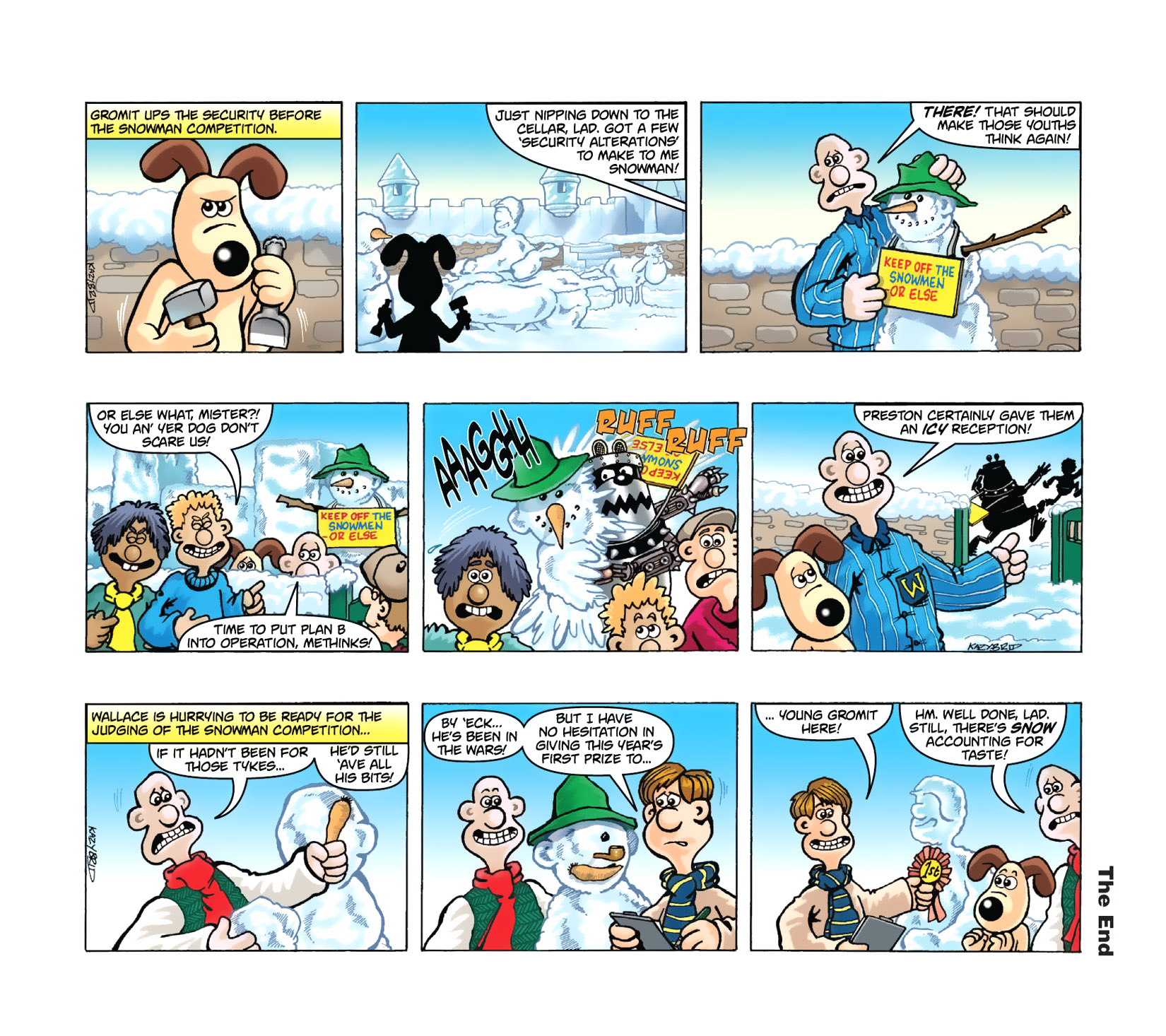 Read online Wallace & Gromit Dailies comic -  Issue #5 - 9