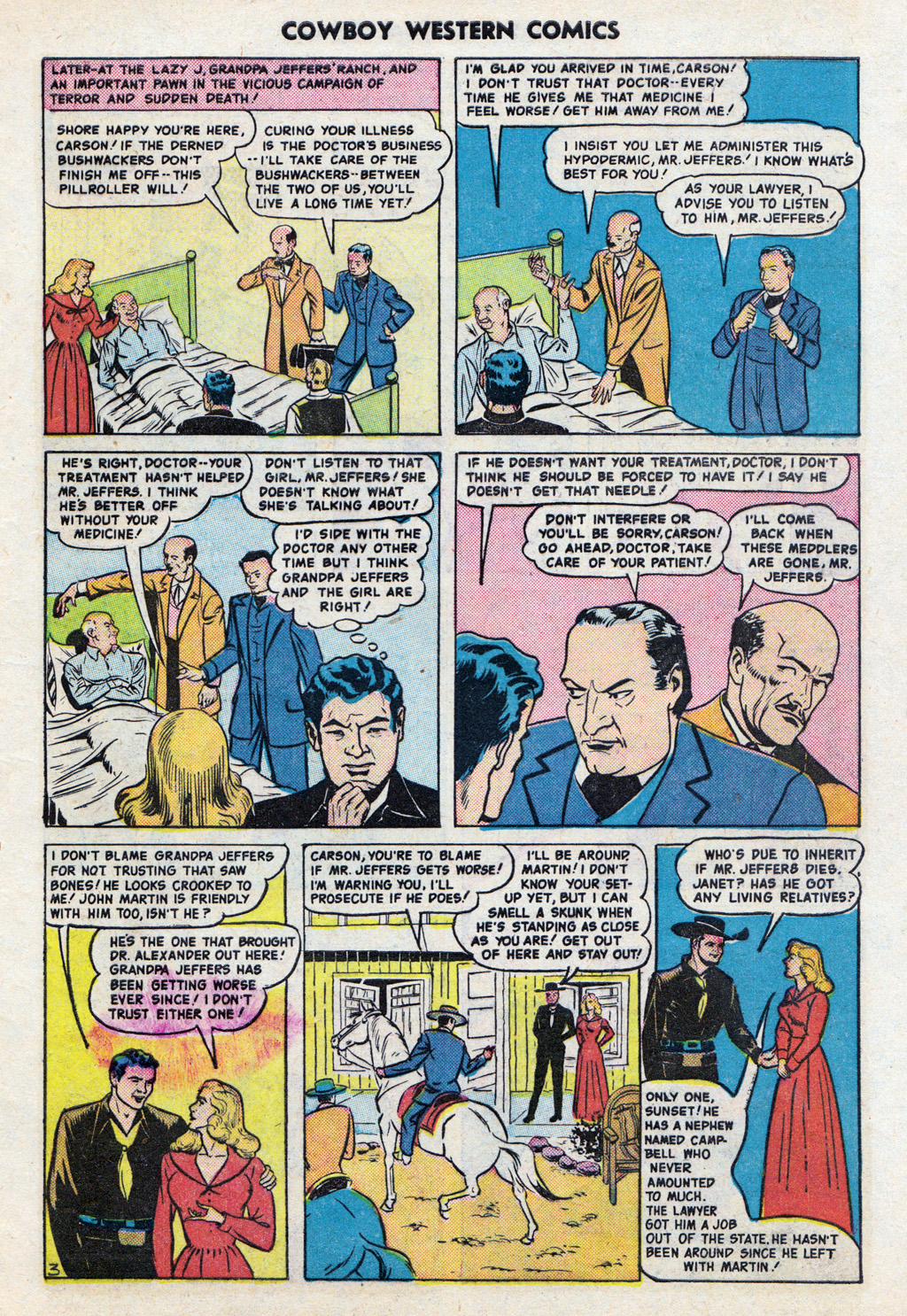 Read online Cowboy Western Comics (1948) comic -  Issue #28 - 5