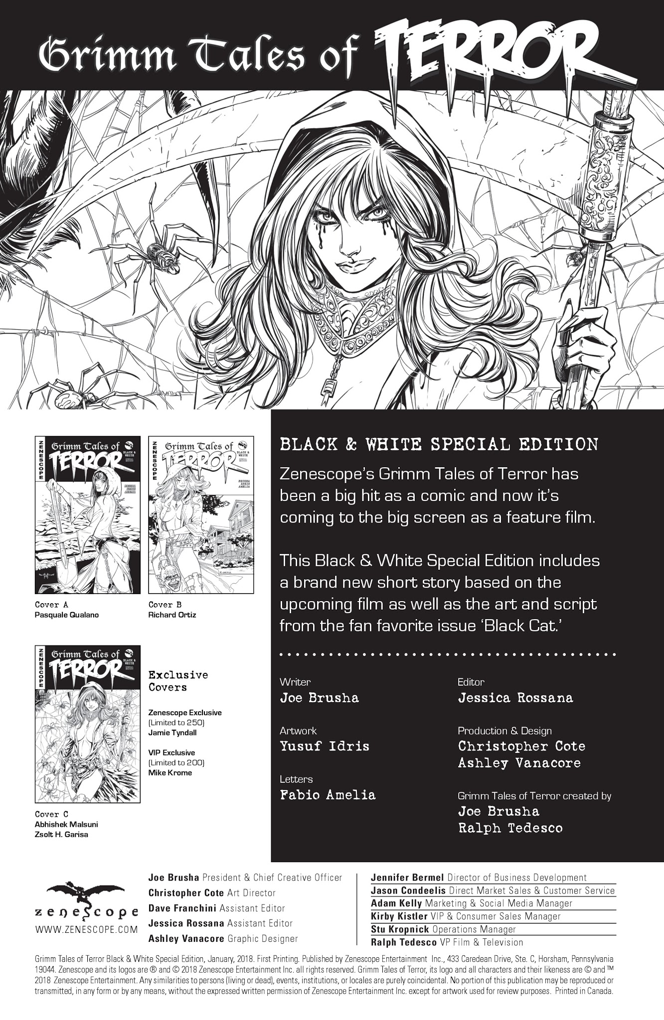 Read online Grimm Tales of Terror Black & White Special Edition comic -  Issue # Full - 2