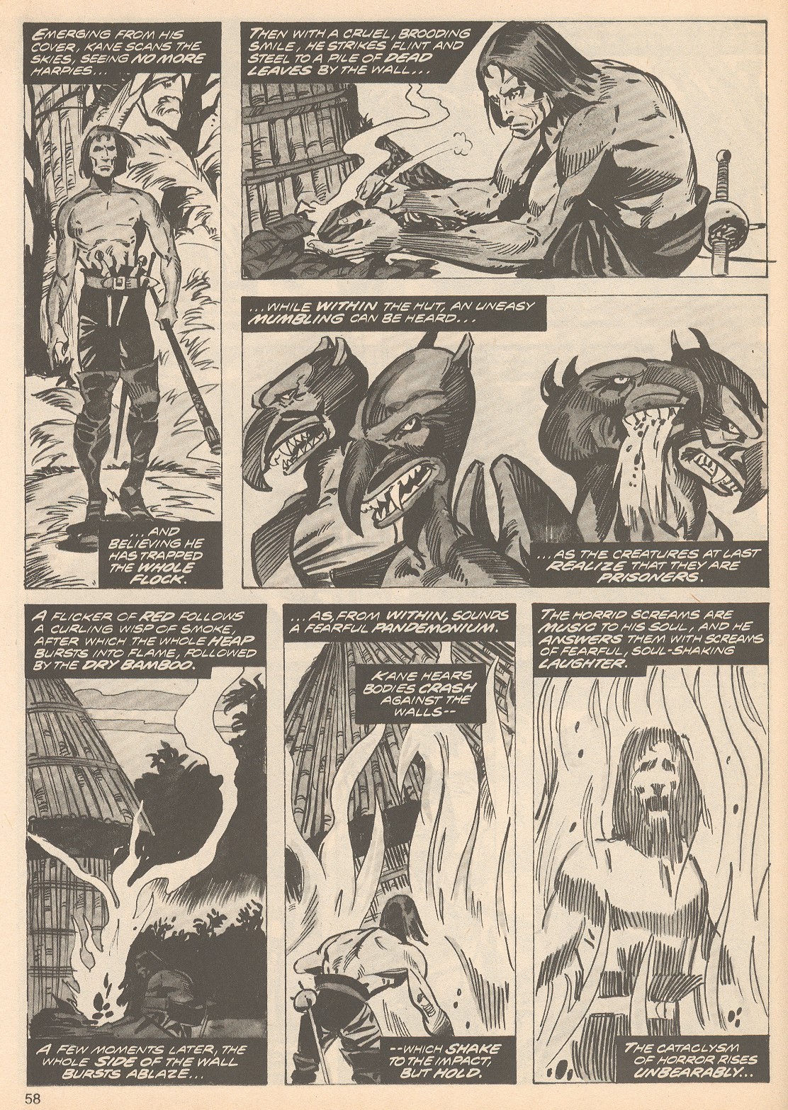 Read online The Savage Sword Of Conan comic -  Issue #54 - 58