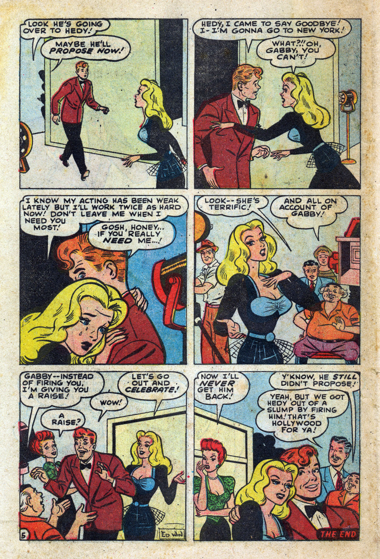 Read online Hedy Of Hollywood Comics comic -  Issue #46 - 30