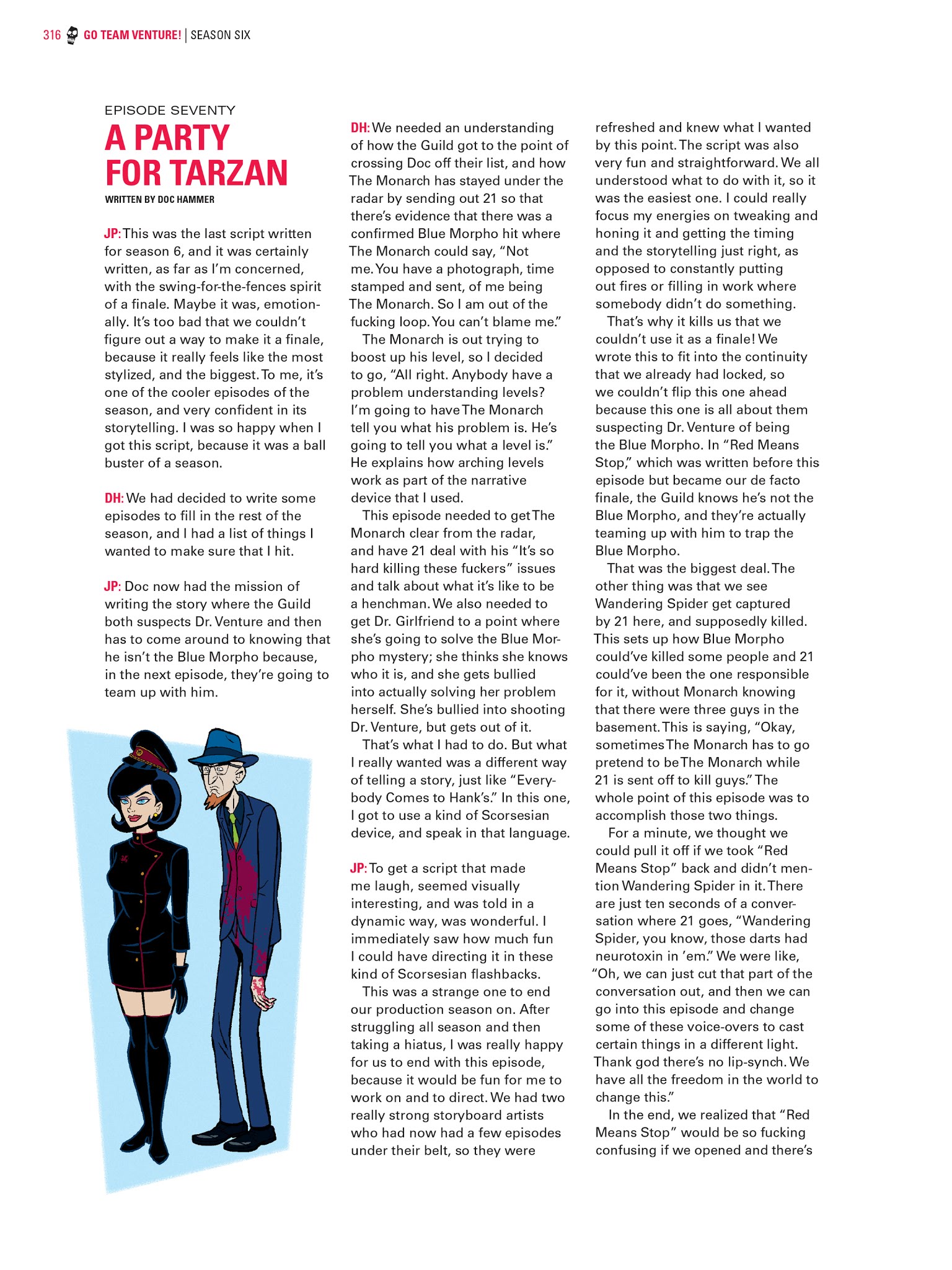 Read online Go Team Venture!: The Art and Making of The Venture Bros. comic -  Issue # TPB (Part 4) - 15