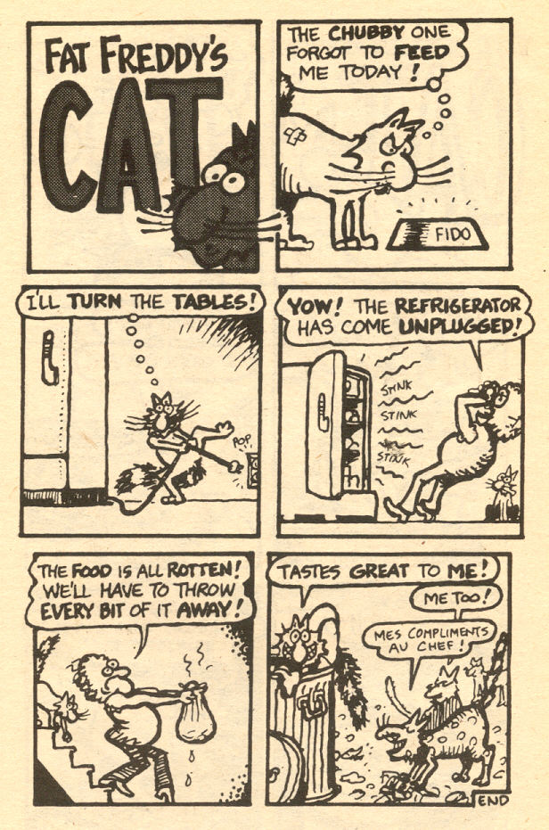 Read online Adventures of Fat Freddy's Cat comic -  Issue #1 - 21