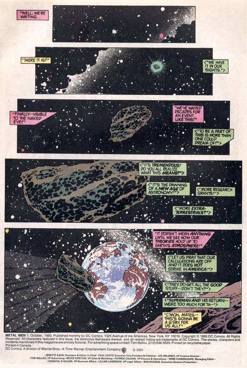 Read online Metal Men (1993) comic -  Issue #1 - 2