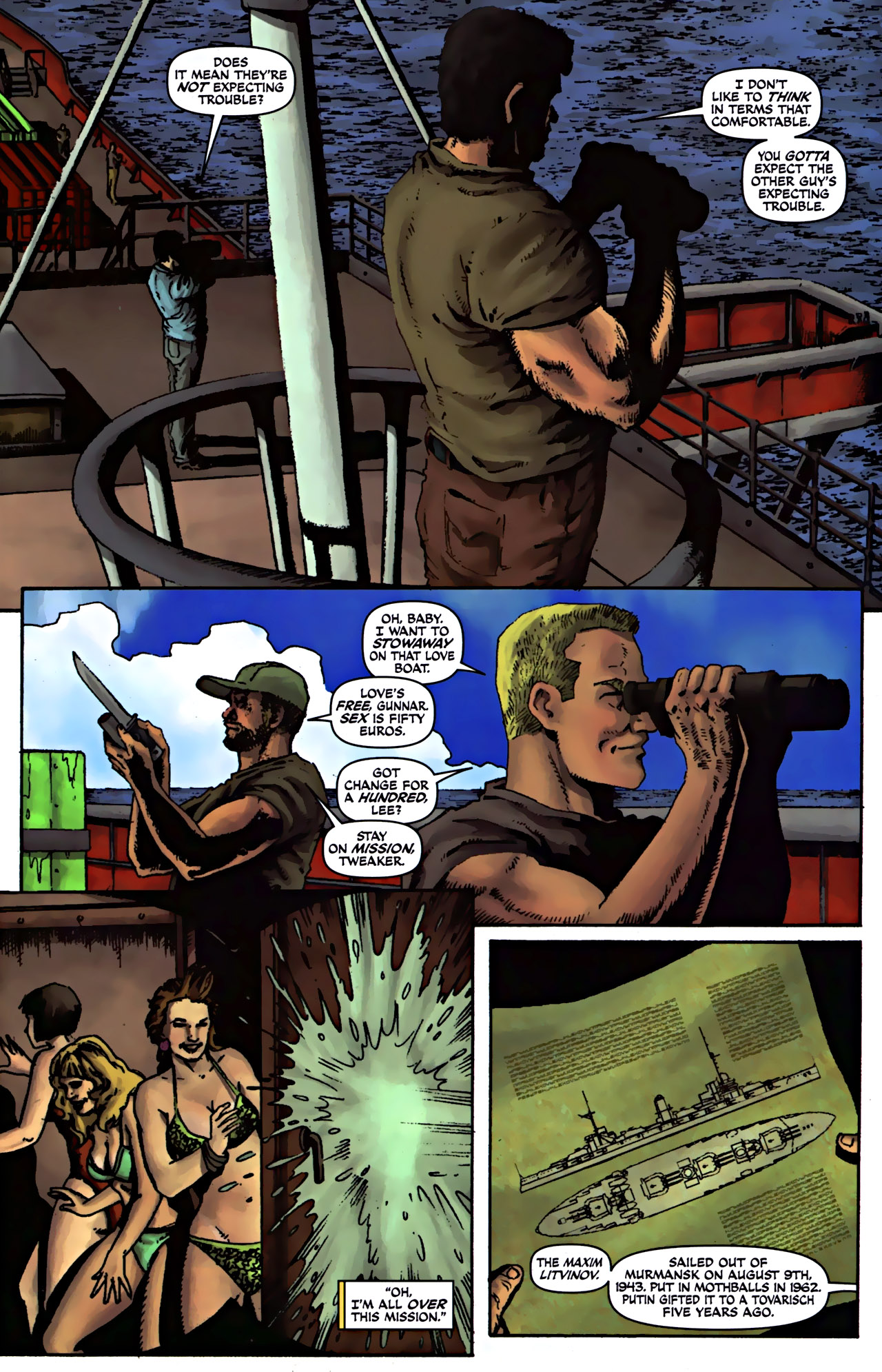 Read online The Expendables comic -  Issue #3 - 5