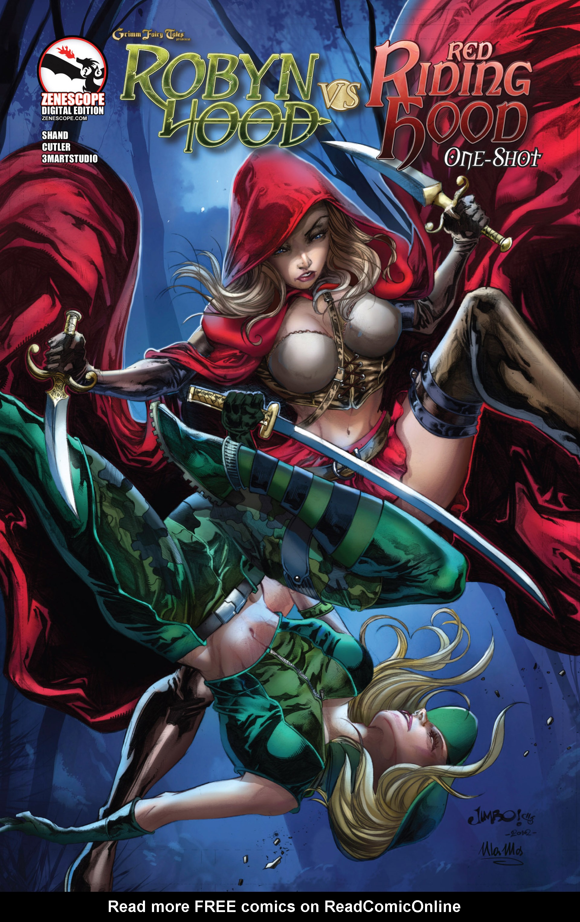 Read online Grimm Fairy Tales presents Robyn Hood vs. Red Riding Hood comic -  Issue # Full - 1