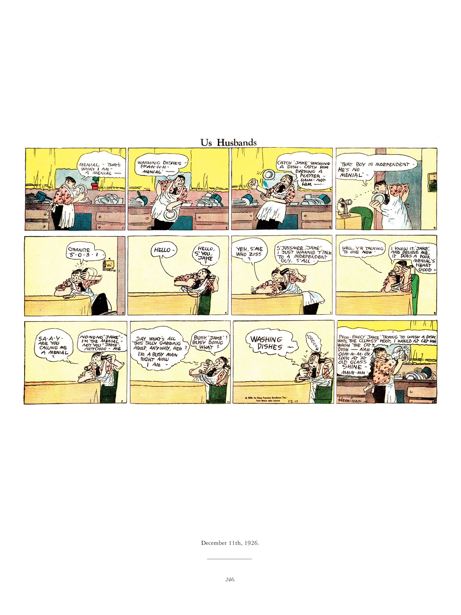 Read online Krazy & Ignatz comic -  Issue # TPB 3 - 246