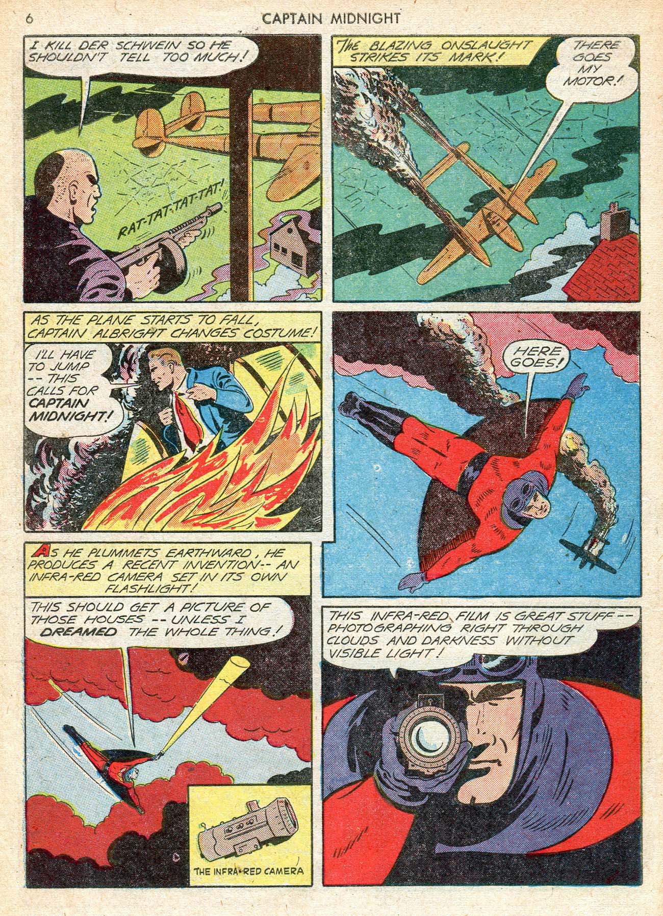 Read online Captain Midnight (1942) comic -  Issue #12 - 6