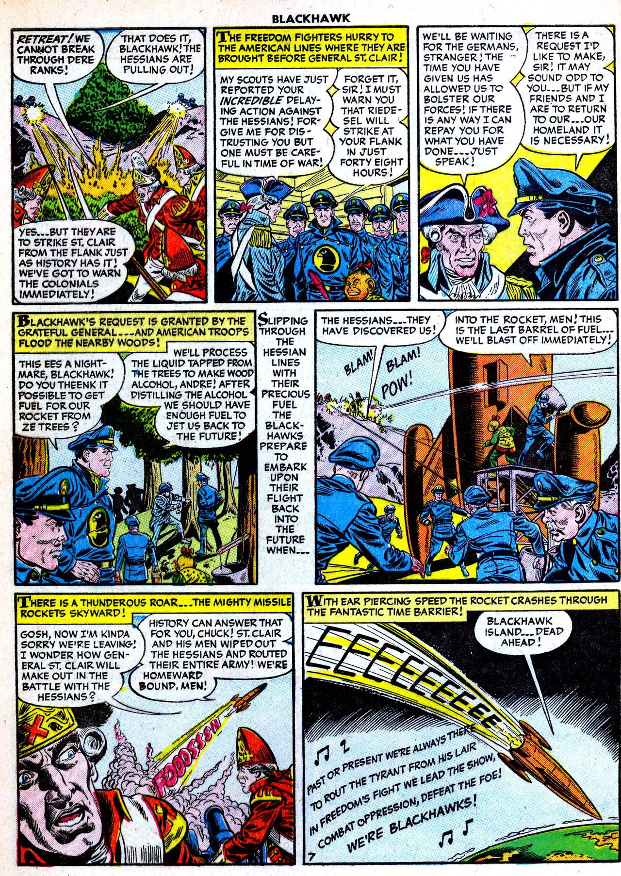 Read online Blackhawk (1957) comic -  Issue #93 - 32